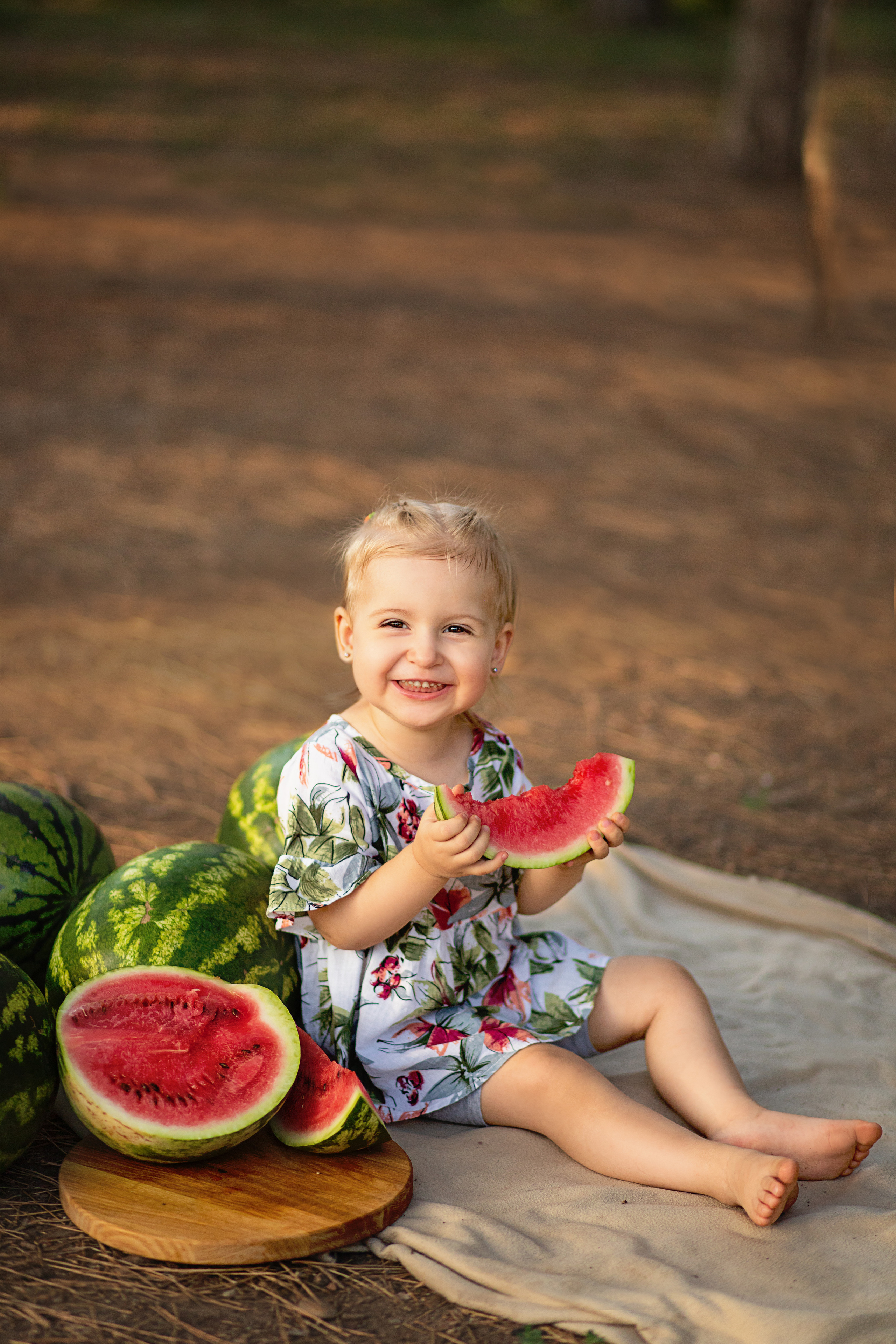 Арбузный фотовечер. Семейный и детский фотограф в Краснодаре Лафета Алена