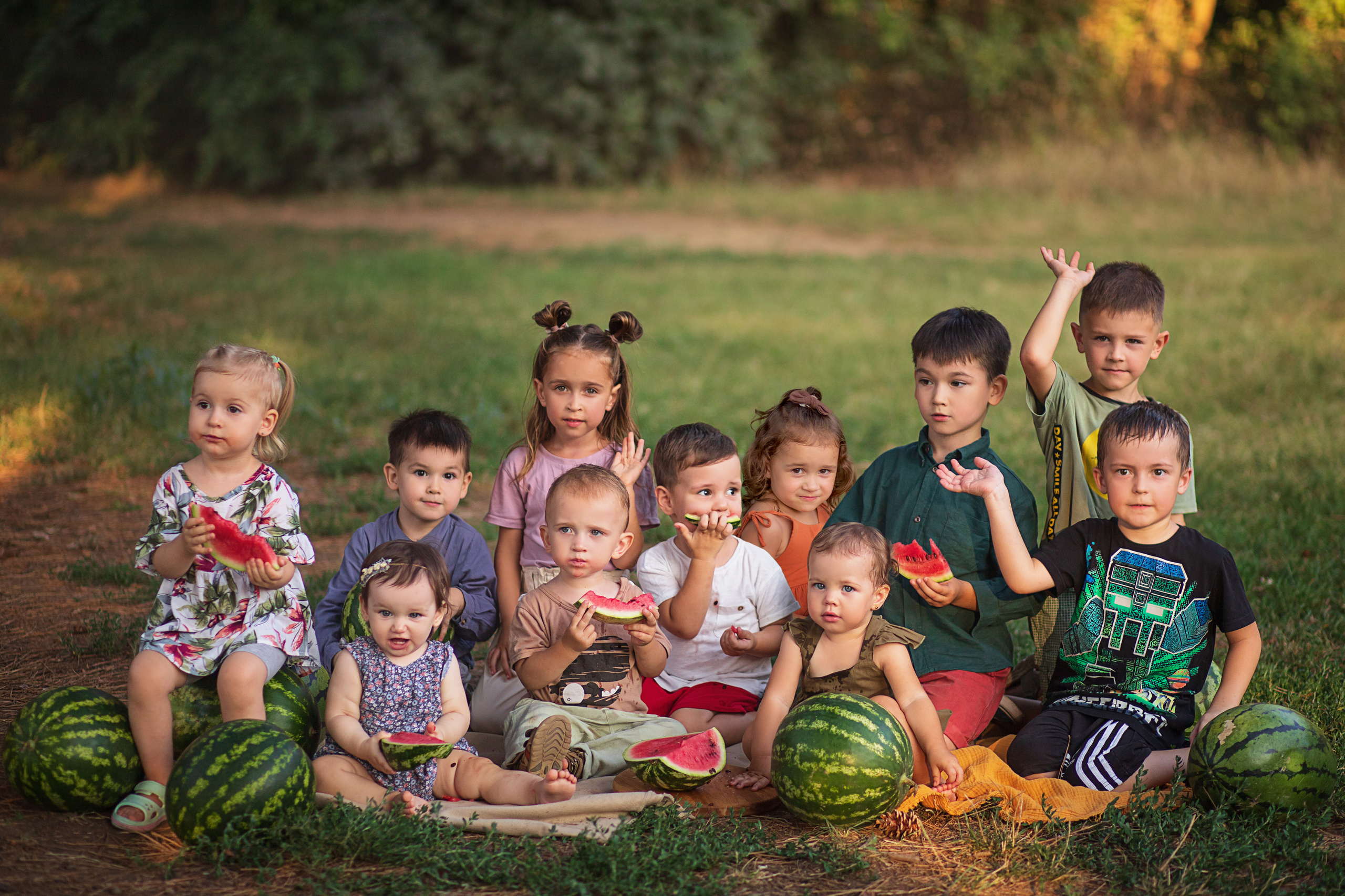 Арбузный фотовечер. Семейный и детский фотограф в Краснодаре Лафета Алена