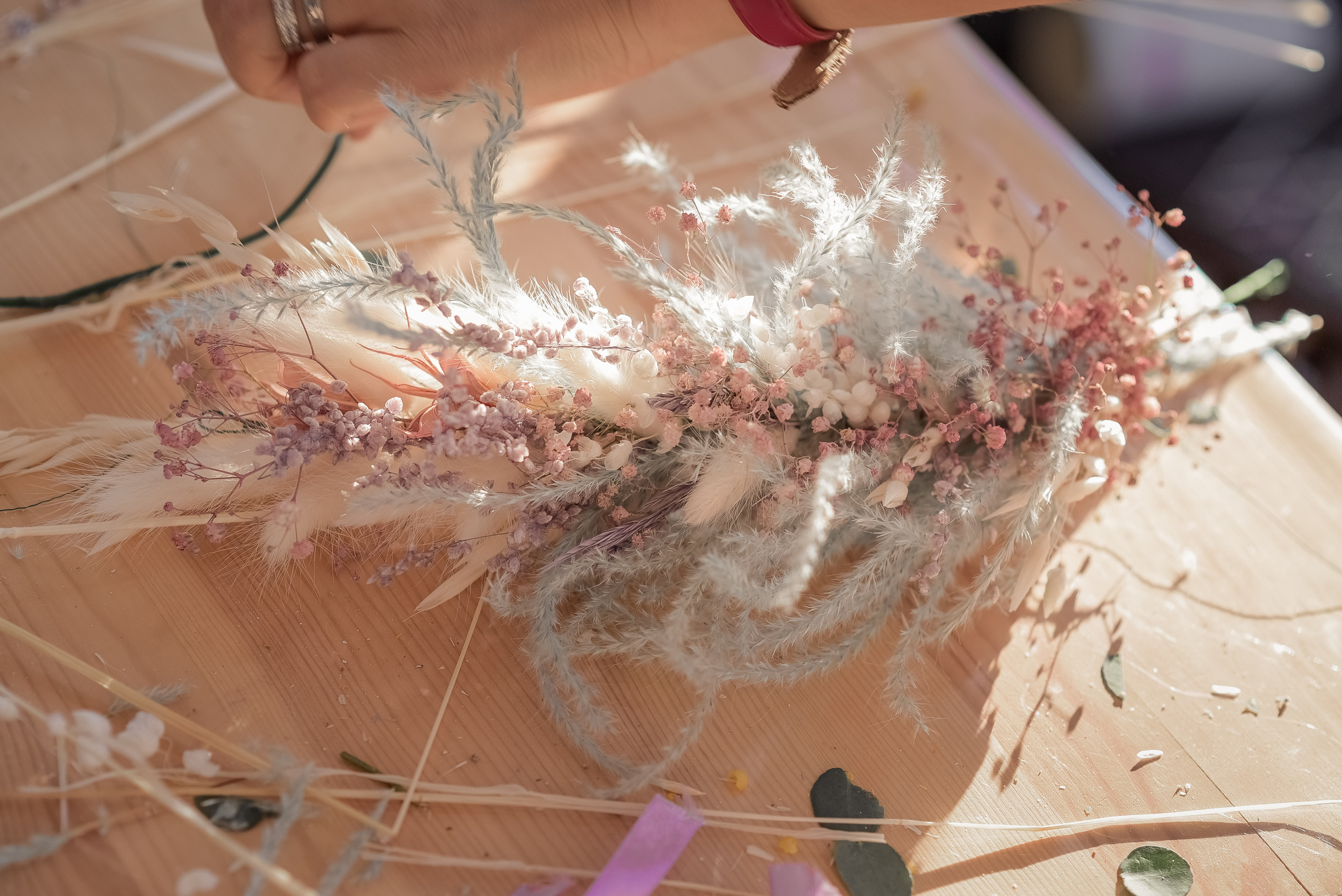 Фотосъёмка для женского журнала: девичник и флористы