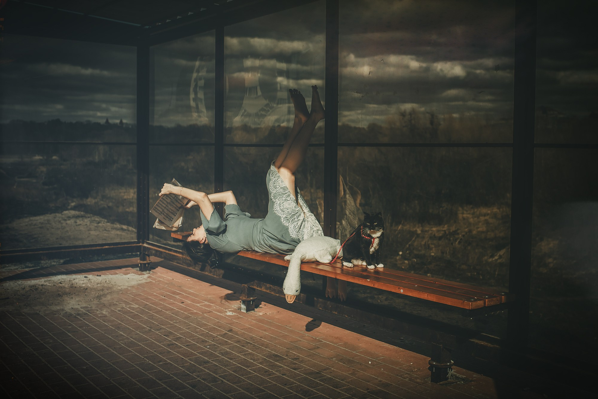 Девочка и кот. Женский фотограф Крещение Венчание Москва Брянск