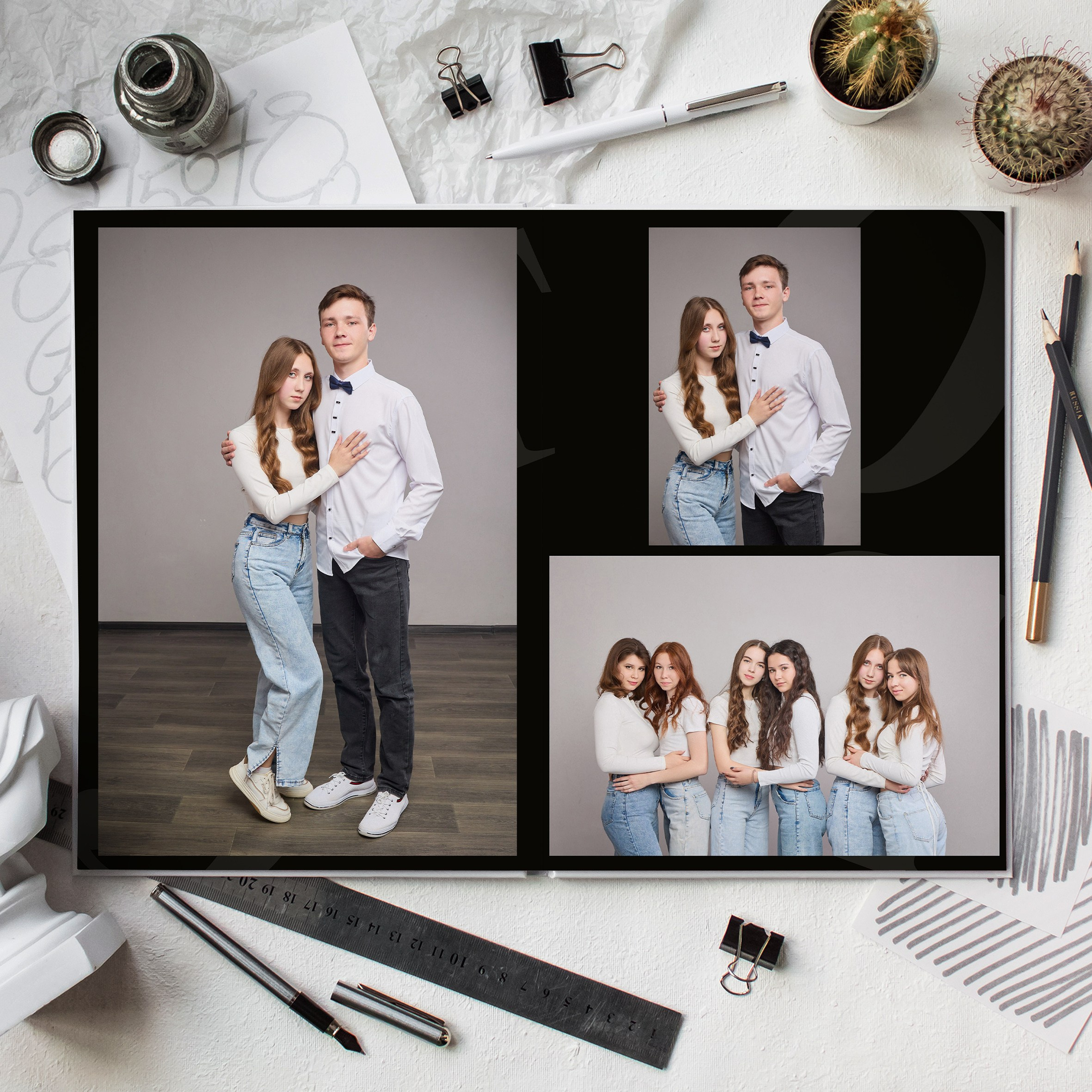 Альбомы для 9 и 11 класса в Сызрани в школе. Школьный фотограф, выпускные альбомы