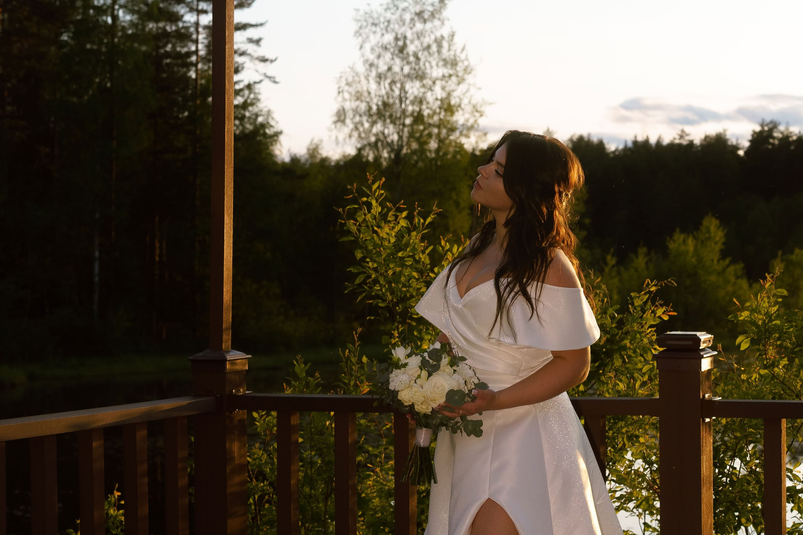 Мария и Михаил — прогулка у озера и церемония. Свадебный фотограф Дмитрий Родионов — Санкт-Петербург и Ленинградская область