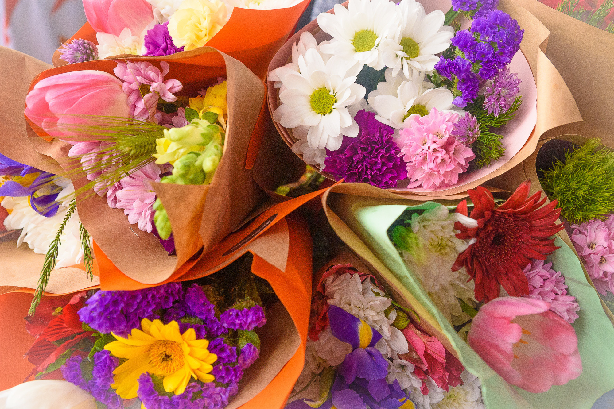 Букет цветов для победителей соревнований