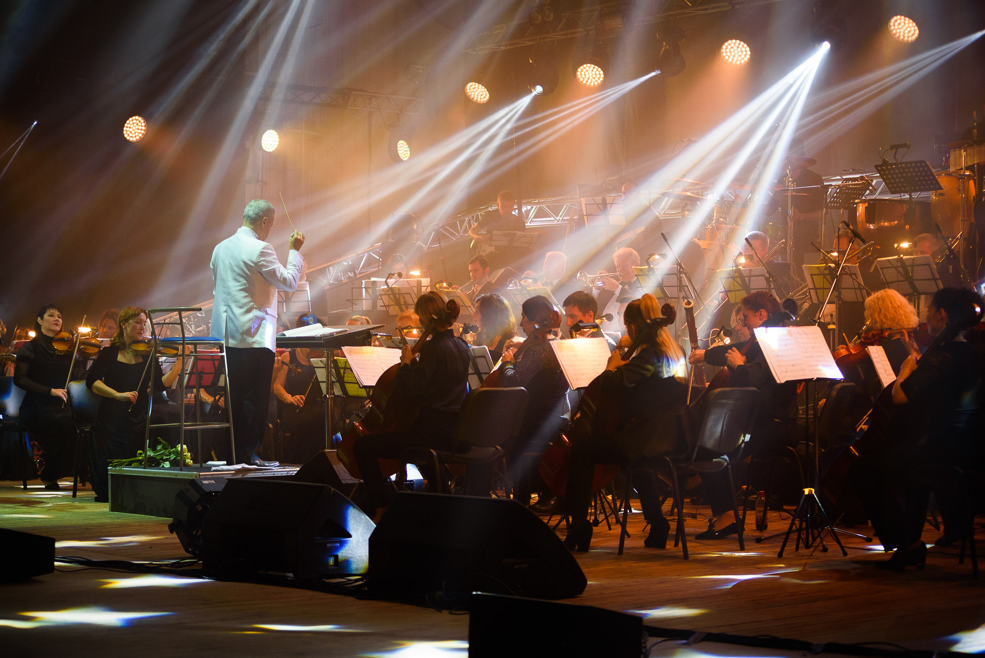 Концерт Би-2 с симфоническим оркестром. Репортажный и концертный фотограф в Волгограде Павел Панько