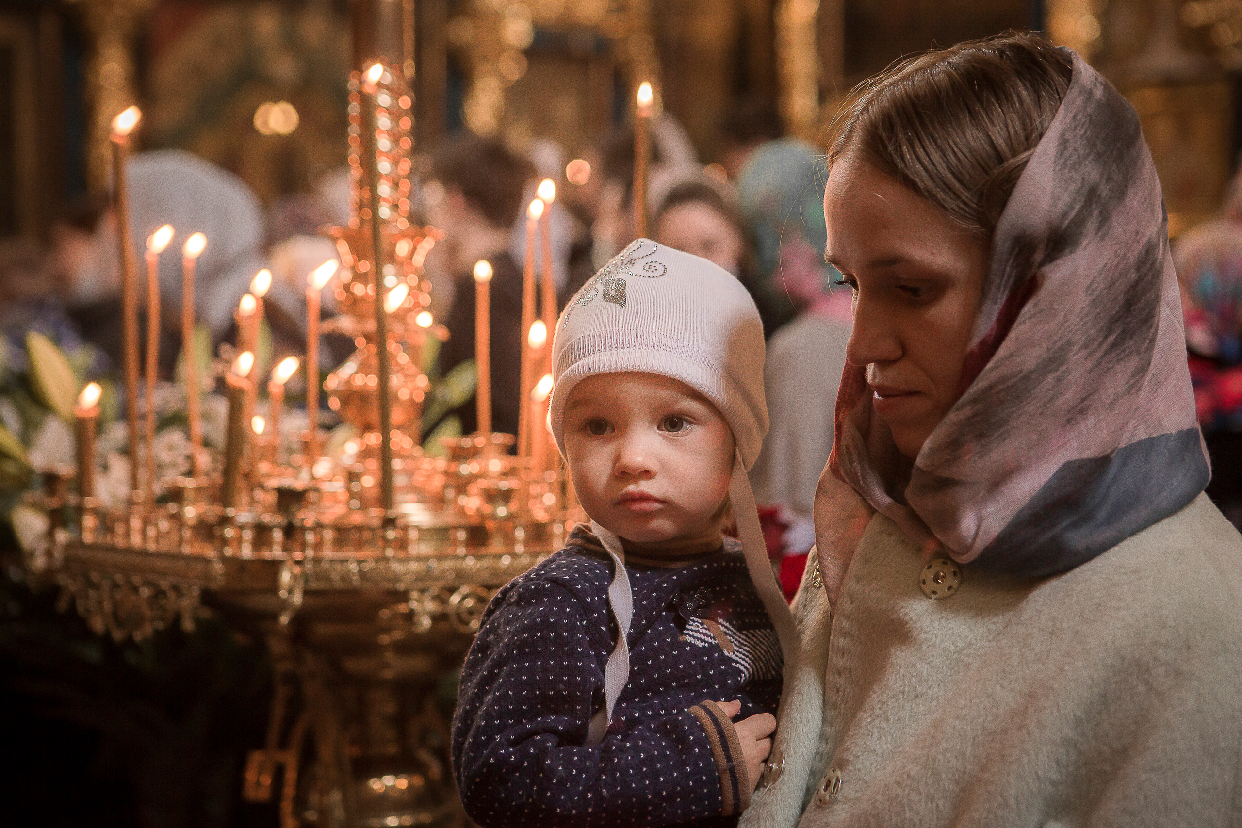 Портреты на празднике Благовещения Пресвятой Богородицы. Фотограф на крестины