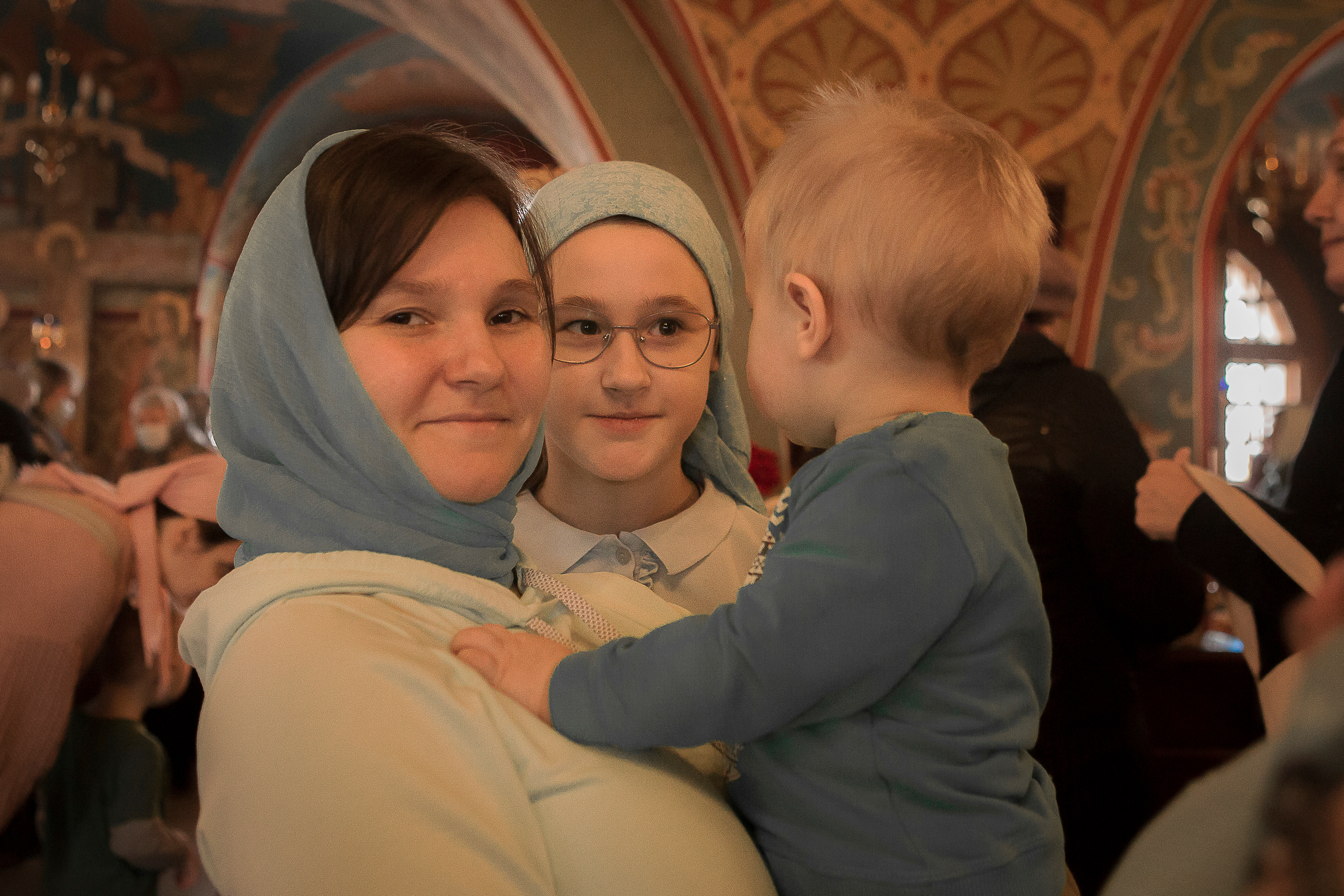 Портреты на празднике Благовещения Пресвятой Богородицы. Фотограф на крестины