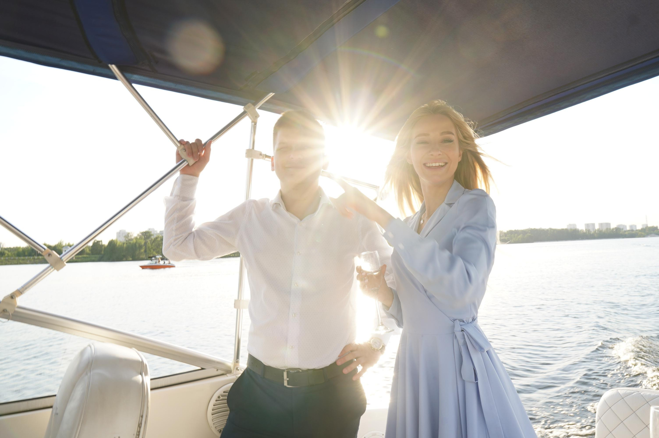 Фотосессия на яхте. Фотографии от Евгении Кузнецовой. Москва, Сочи, Краснодар