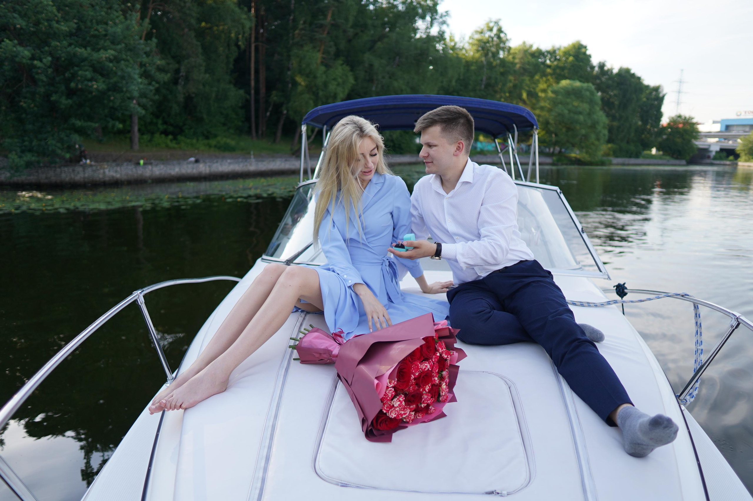 Фотосессия на яхте. Фотографии от Евгении Кузнецовой. Москва, Сочи, Краснодар
