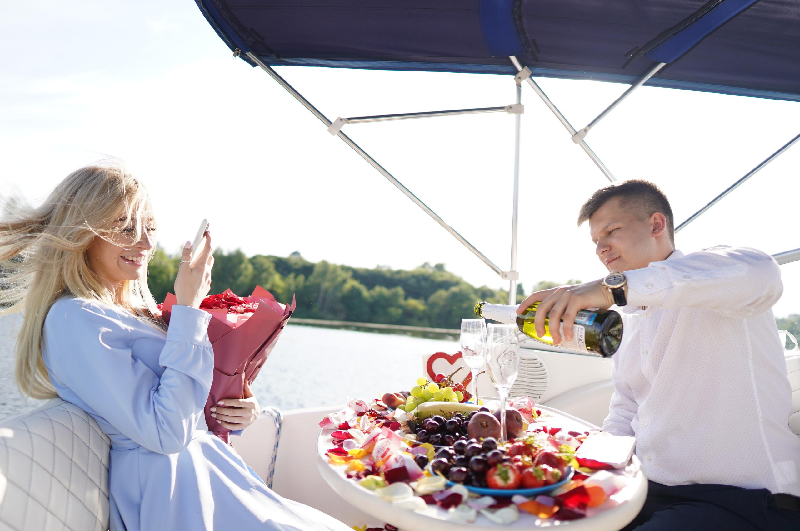 Фотосессия на яхте. Фотографии от Евгении Кузнецовой. Москва, Сочи, Краснодар