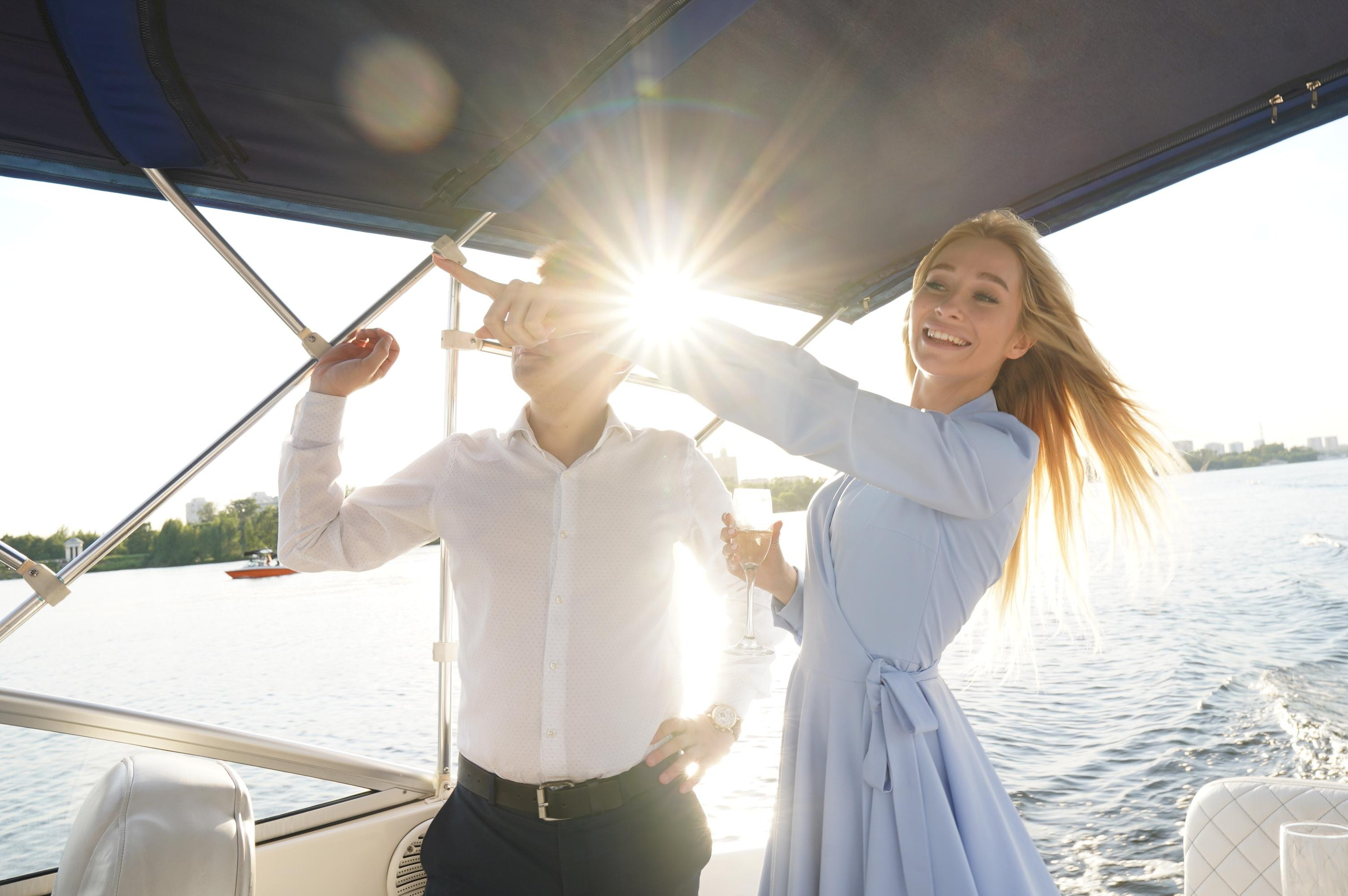 Фотосессия на яхте. Фотографии от Евгении Кузнецовой. Москва, Сочи, Краснодар