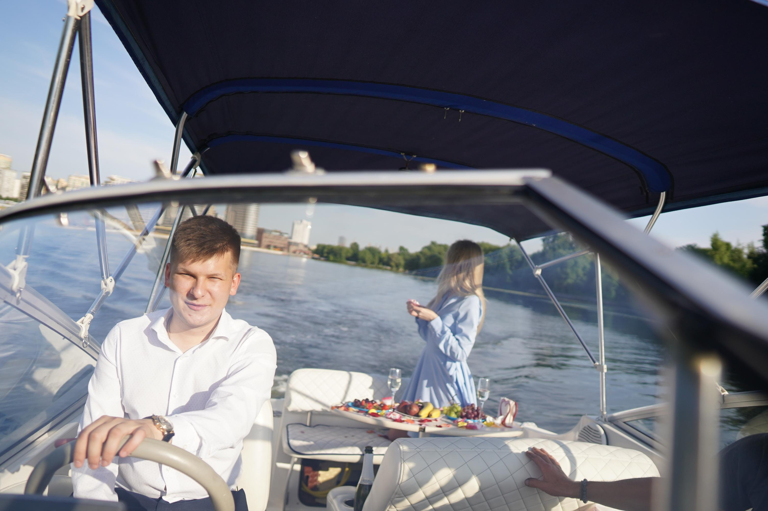 Фотосессия на яхте. Фотографии от Евгении Кузнецовой. Москва, Сочи, Краснодар