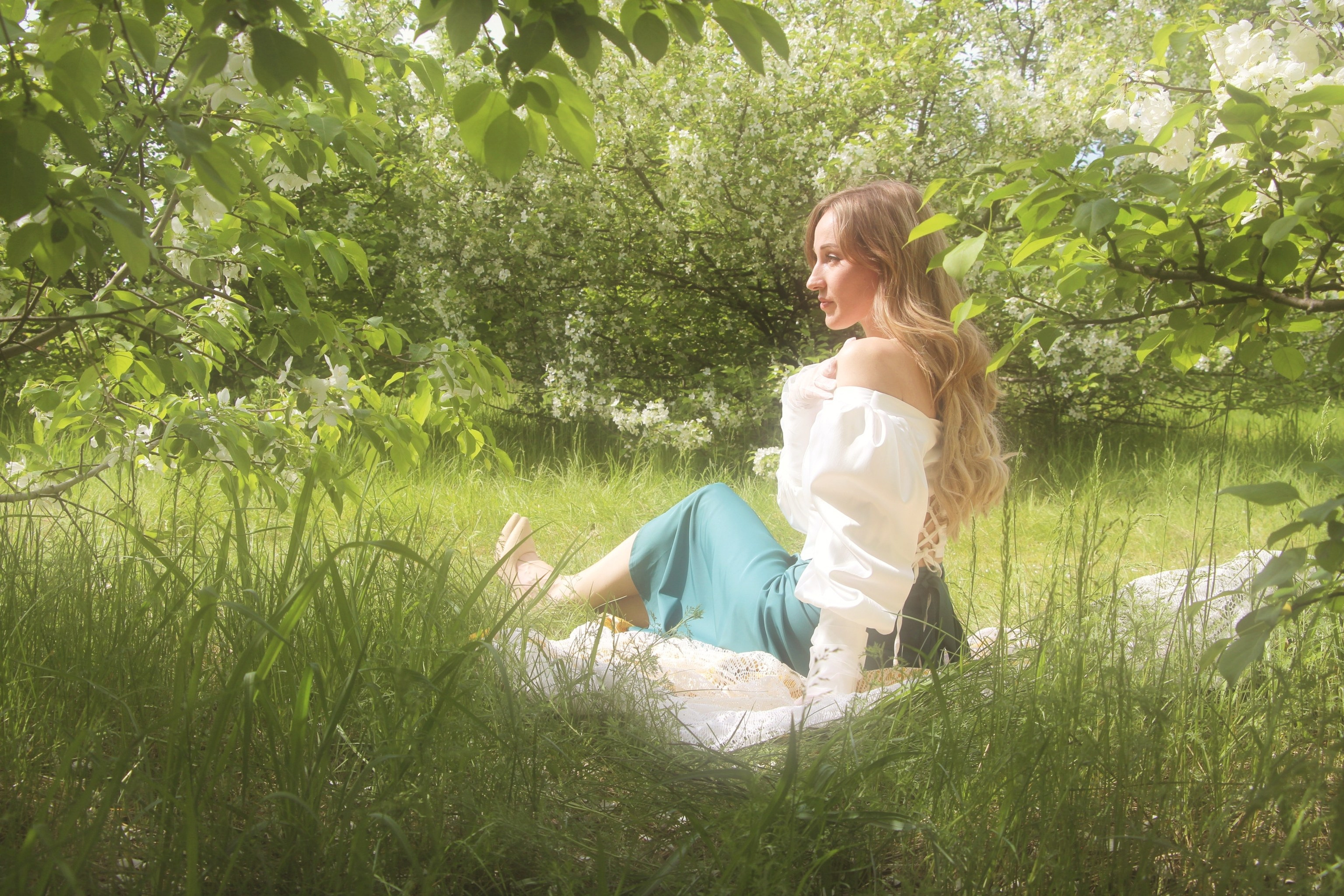 Валентина в Яблоневом саду…. Творческая, семейная Фотосъемка ДоброДарова Елена Омск