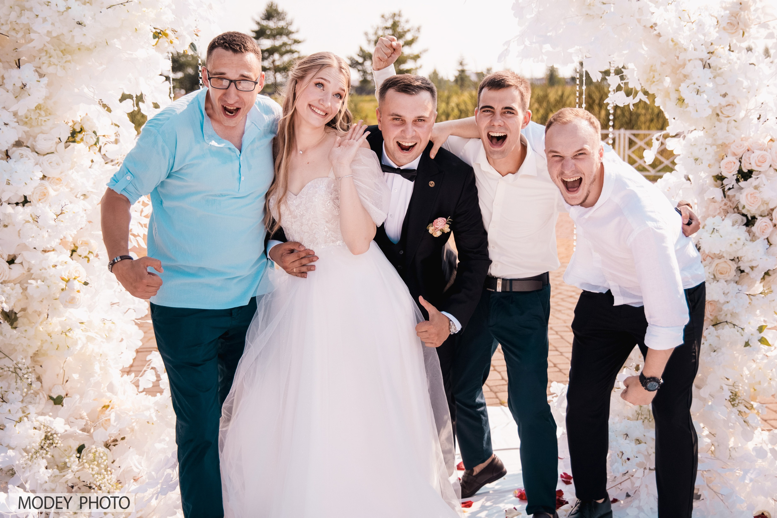 Свадебная фотосессия Натальи и Николая от фотографа Андрея Модей