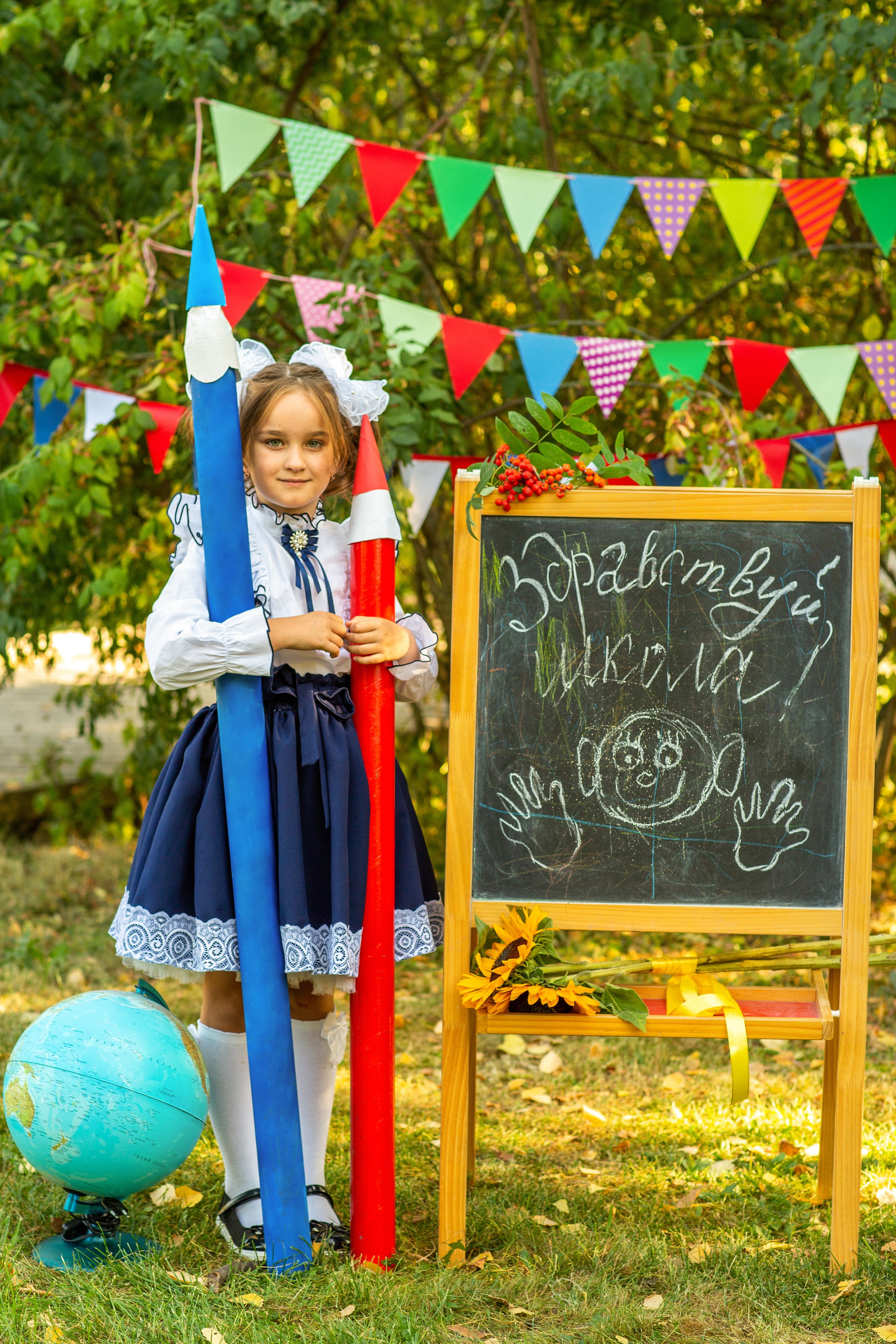 Детская портретная фотосъёмка в Москве «Первый раз в первый класс!». Ирина Загоскина — портретные фотосессии в Москве