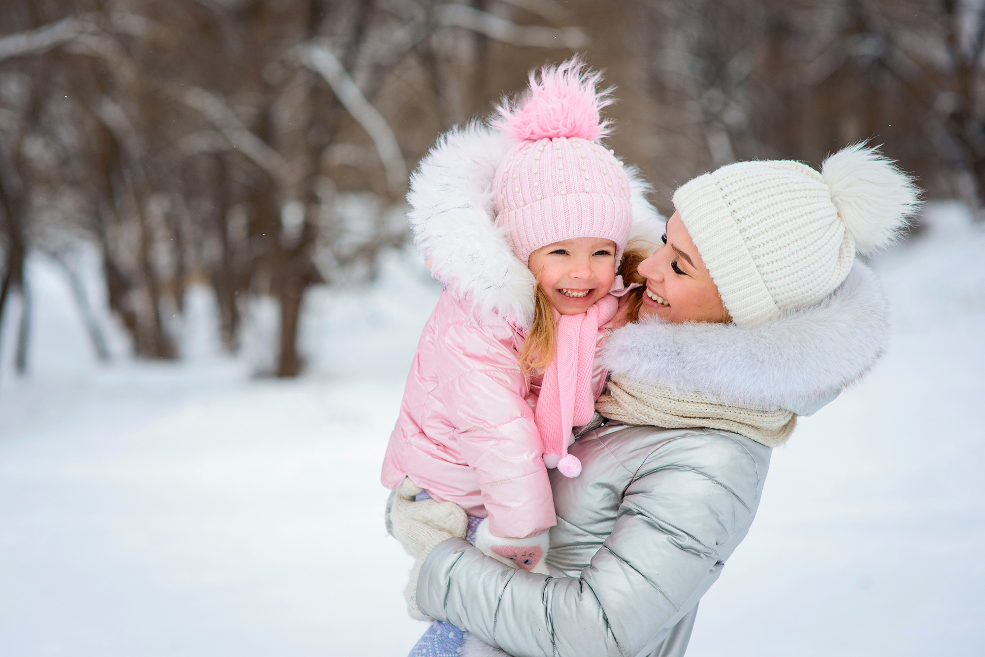 Зимняя прогулка для Эли и Миры. Семейный и женский фотограф Красноярск Екатерина Пусенкова