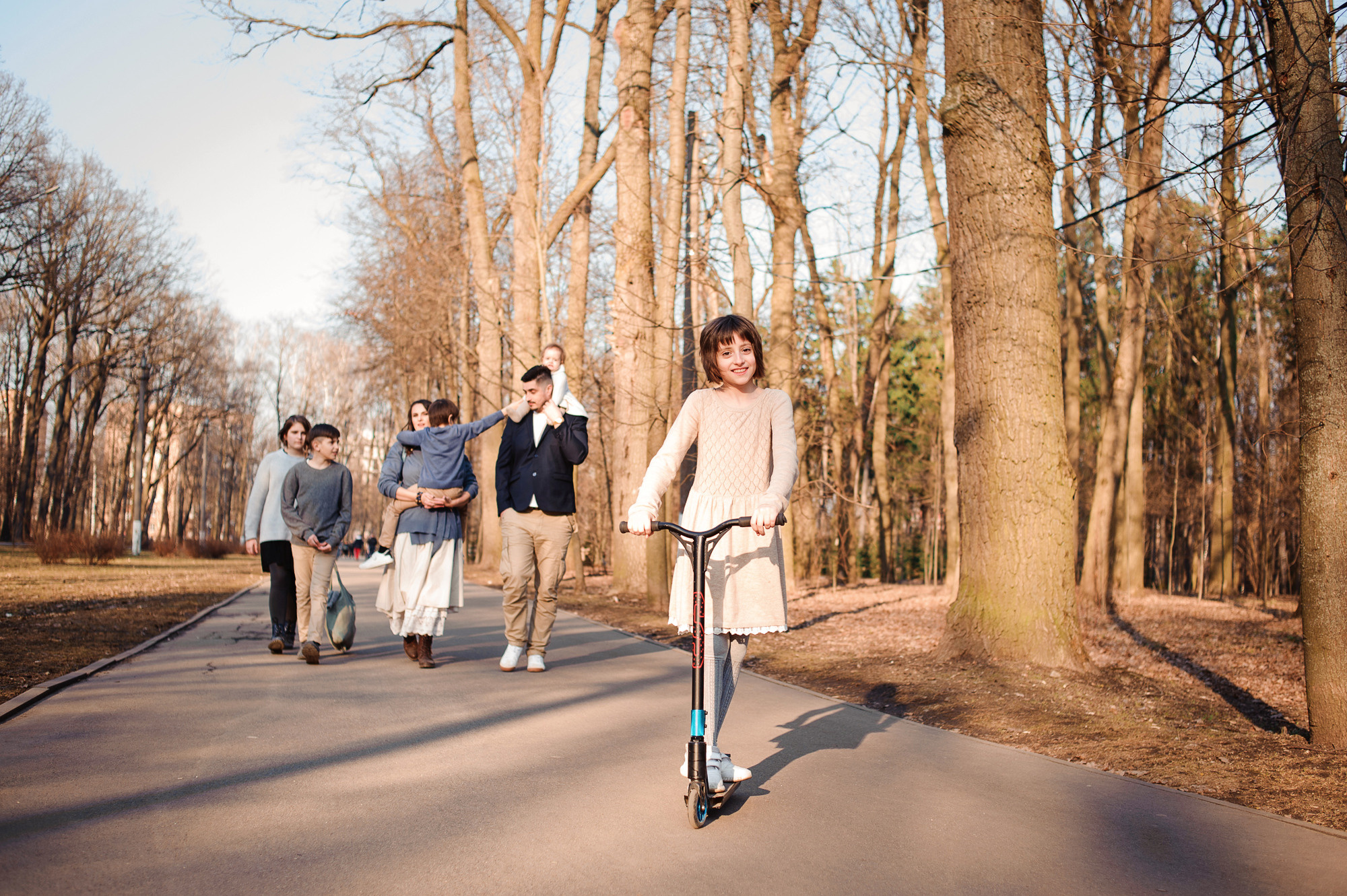 Весенняя прогулка в парке для семьи Белоусовых. Семейный и женский фотограф Красноярск Екатерина Пусенкова