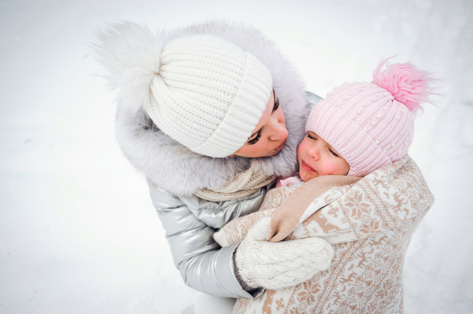 Зимняя прогулка для Эли и Миры. Семейный и женский фотограф Красноярск Екатерина Пусенкова