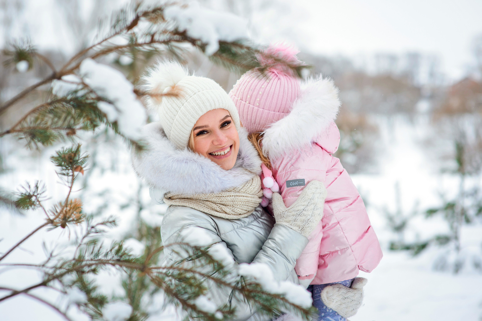 Зимняя прогулка для Эли и Миры. Семейный и женский фотограф Красноярск Екатерина Пусенкова