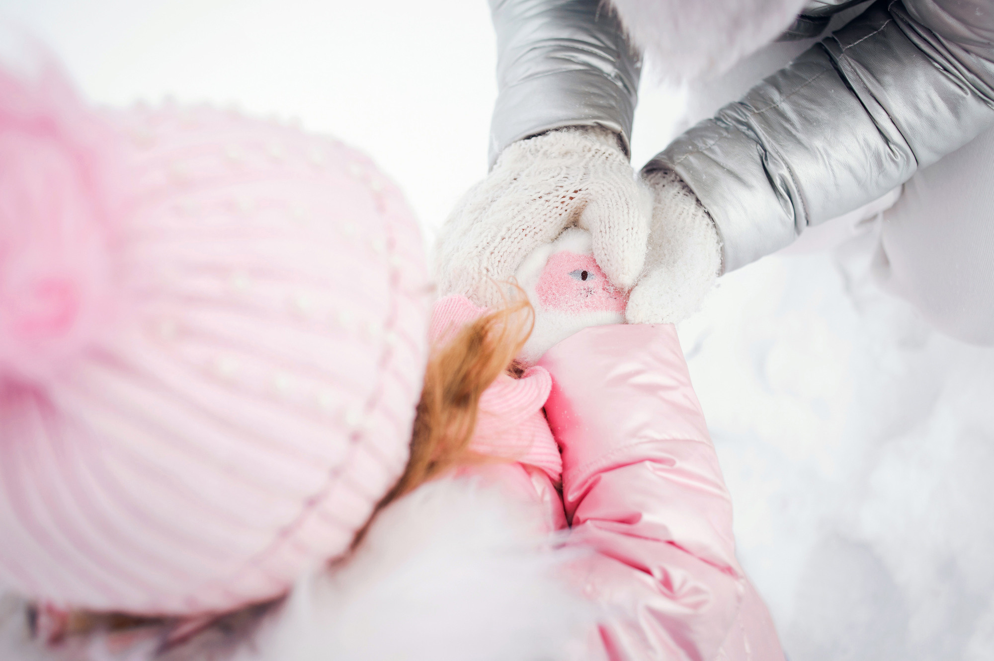 Зимняя прогулка для Эли и Миры. Семейный и женский фотограф Красноярск Екатерина Пусенкова