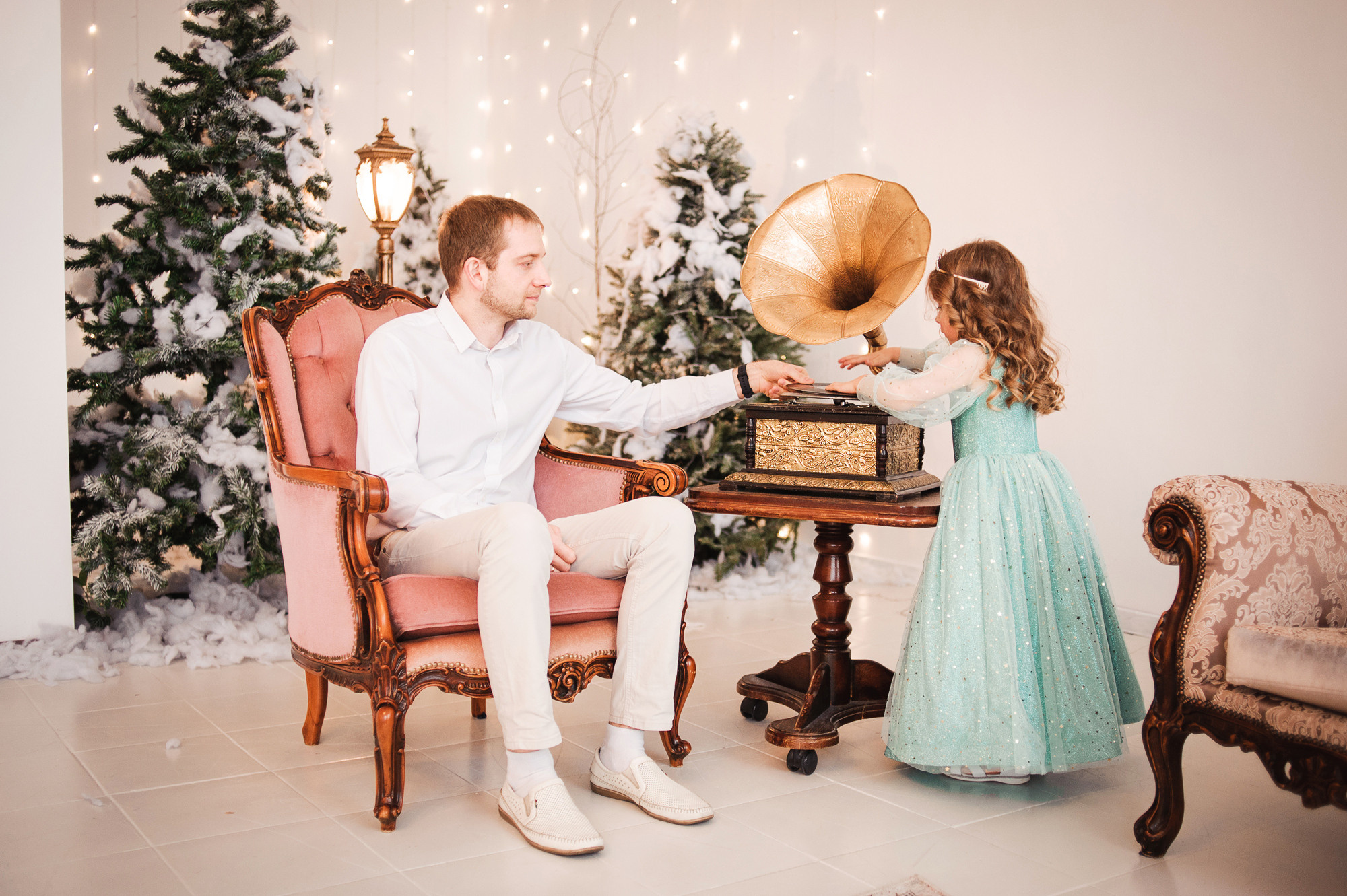 Новогодняя фотосессия для Аси, Леши и Ксюши. Семейный и женский фотограф Красноярск Екатерина Пусенкова