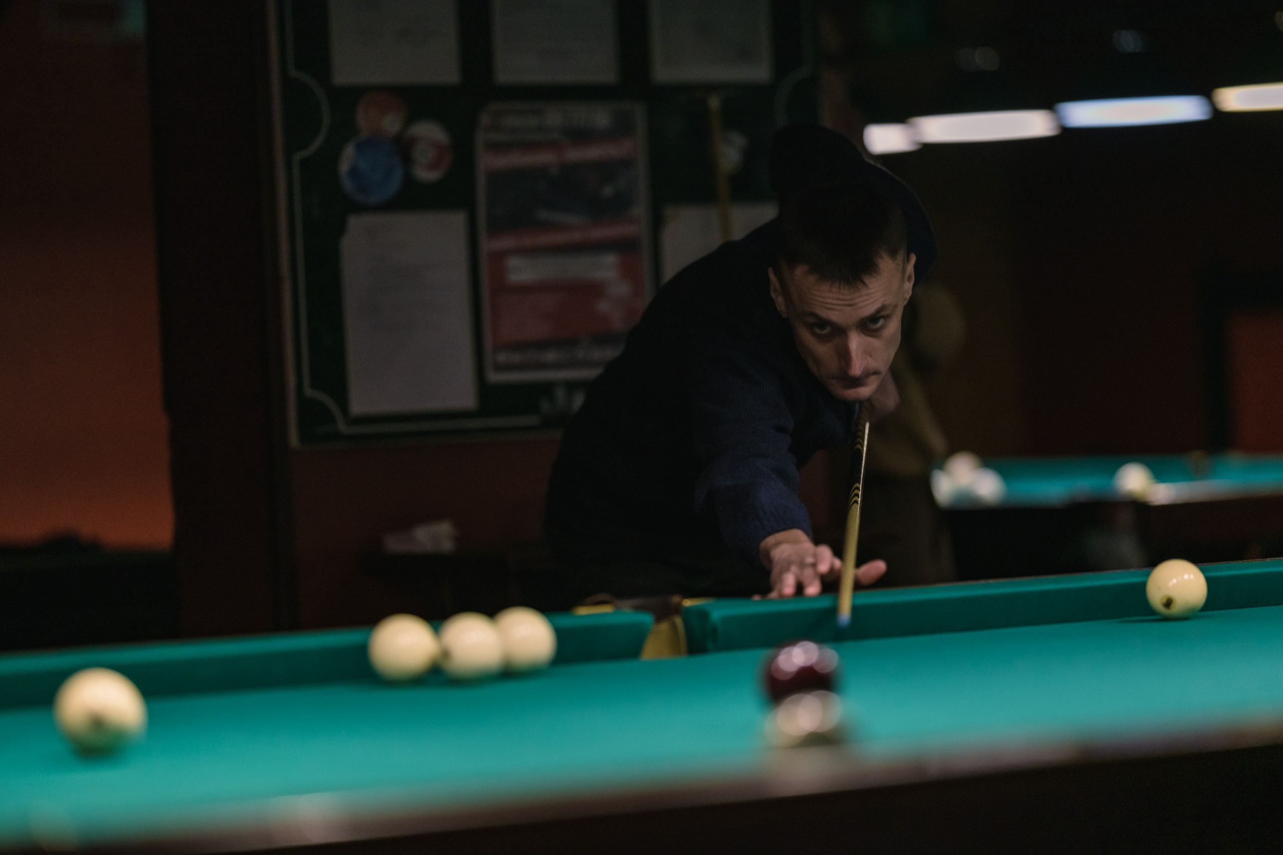 Бильярд МНПЗ. Репортажный фотограф Владимир Беляй