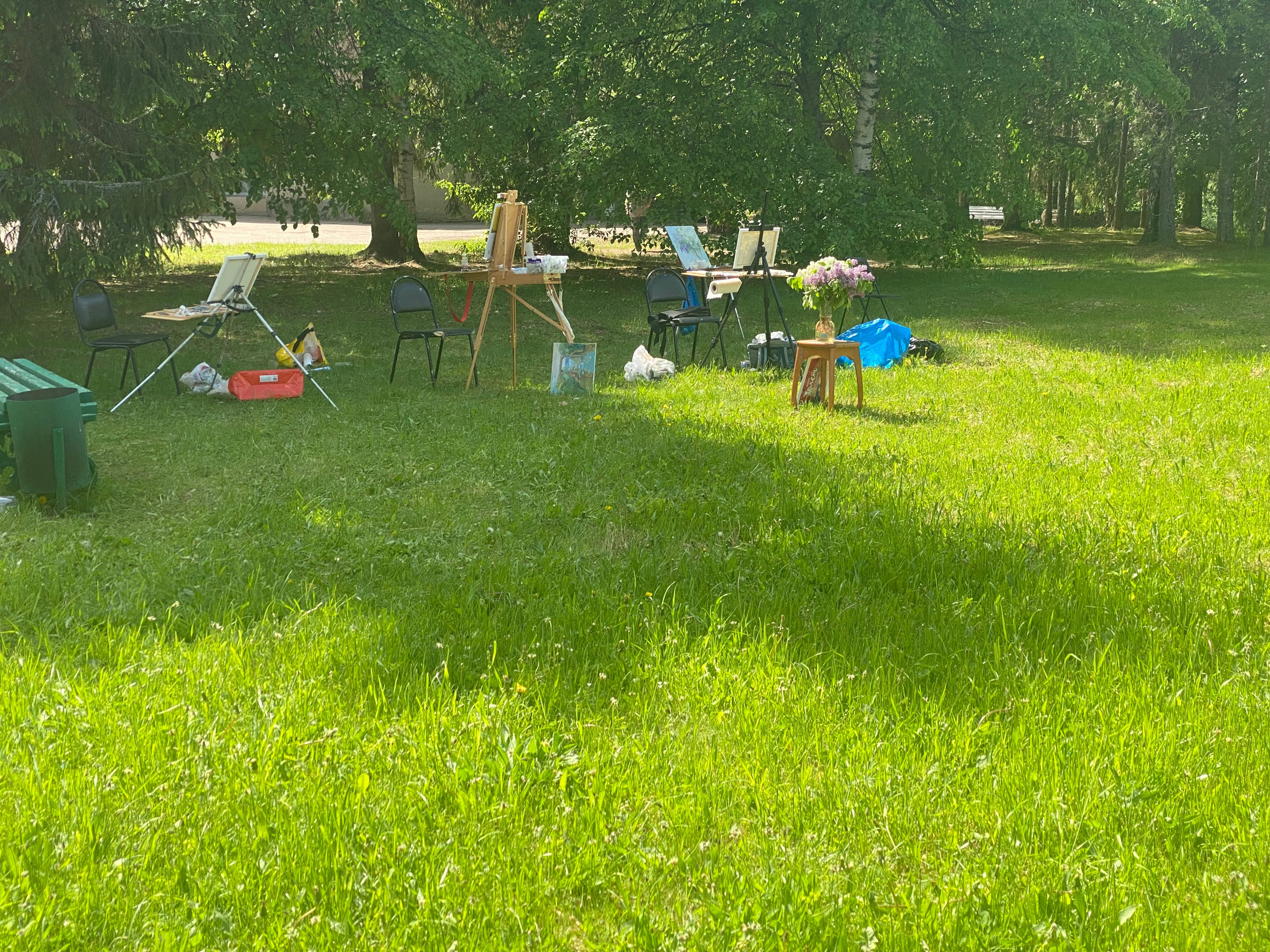 Работа. Живописец Ирина Пинская