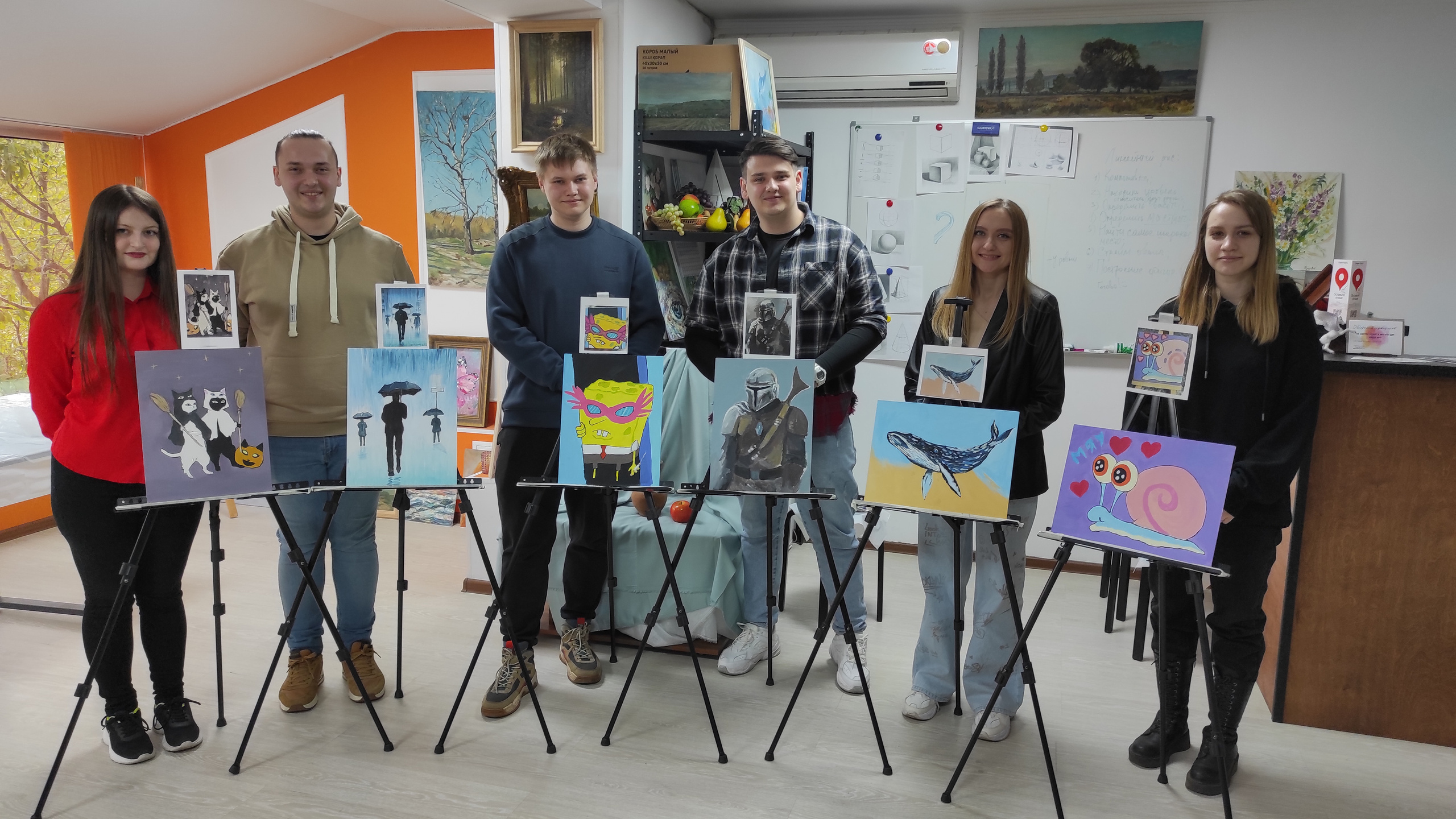 рисовать картины в москве арт вечеринка