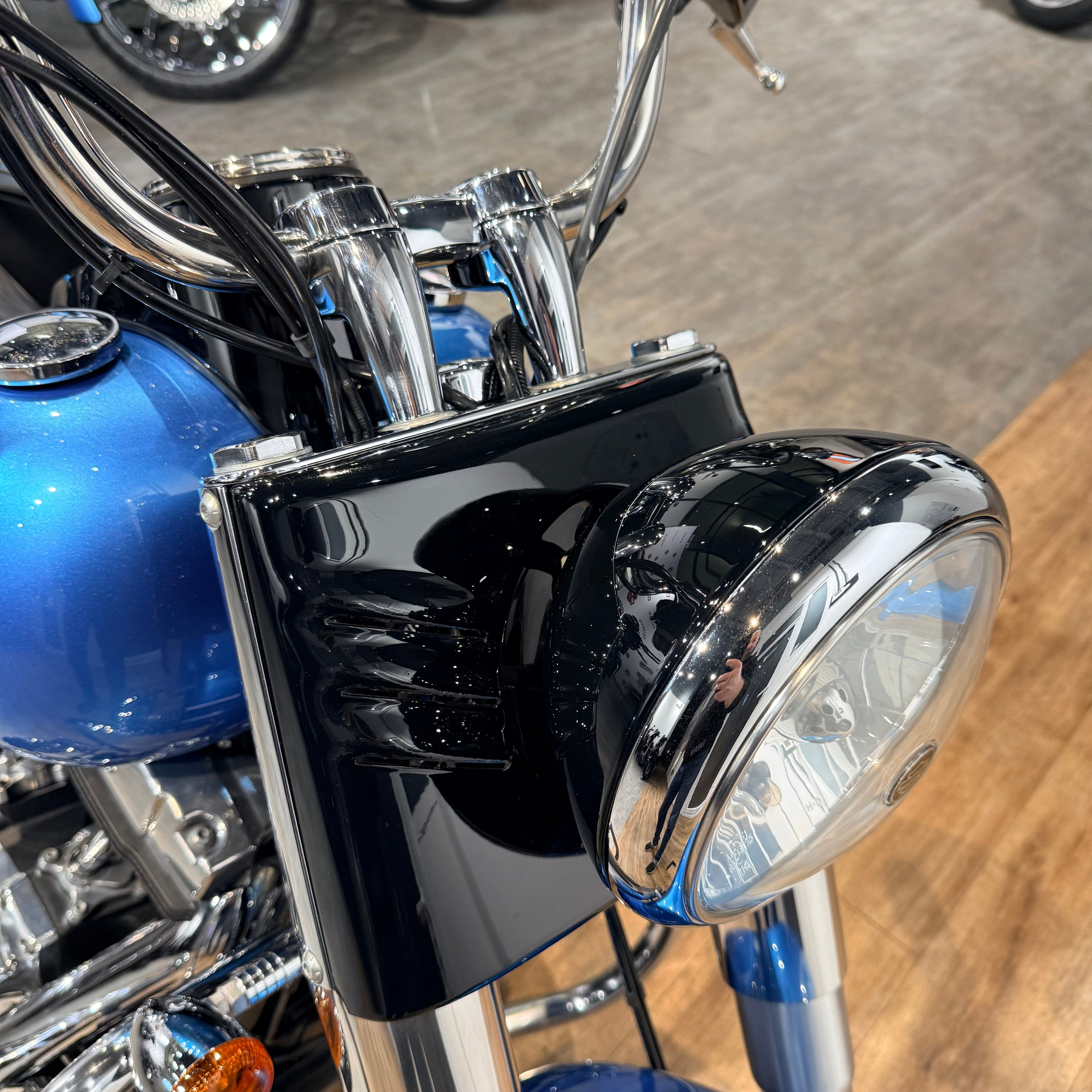 2013 HD Softail Slim ABS Big Blue Pearl (VIN *5HD*7751). Hello Davidson, Москва. Только хорошие мотоциклы…