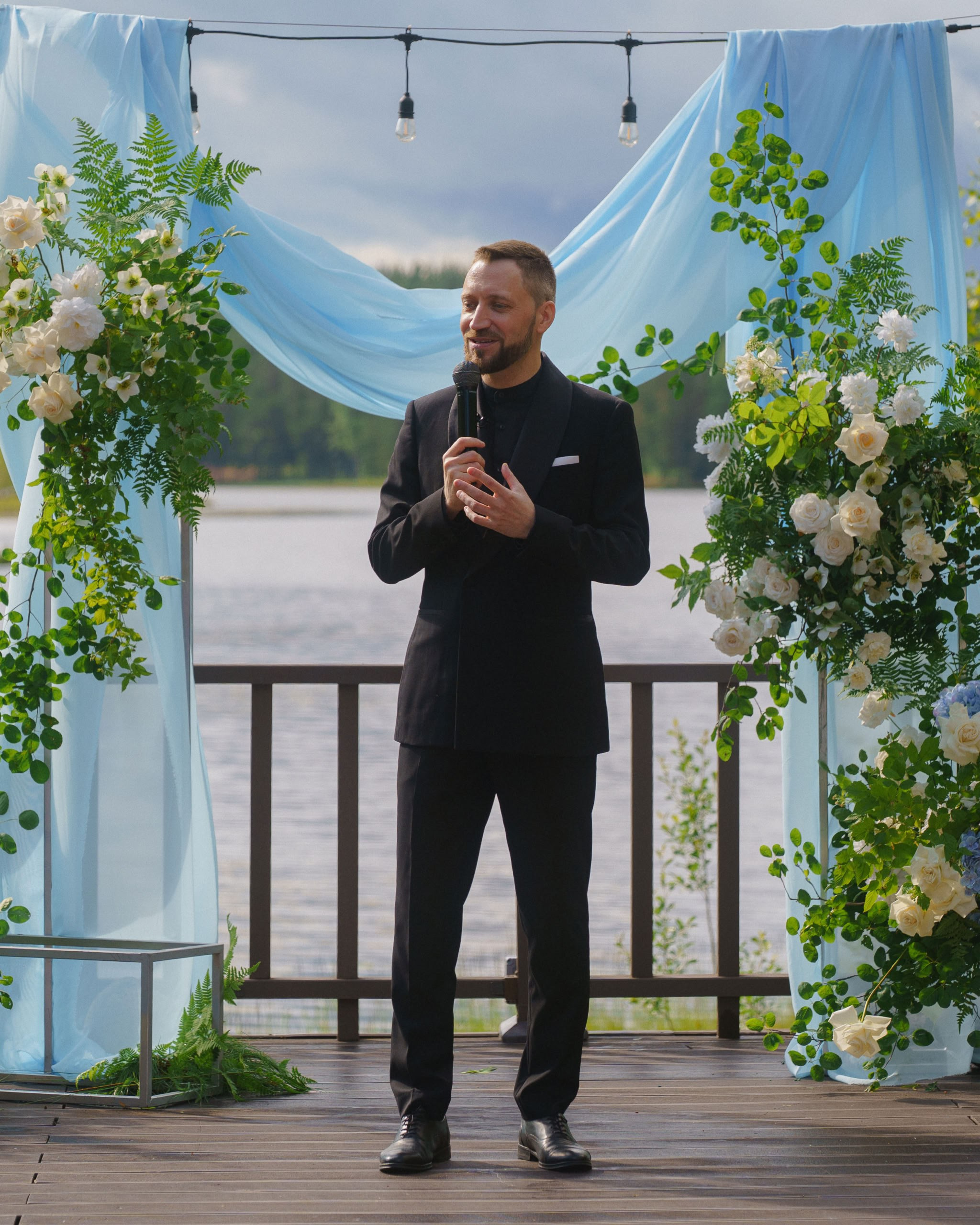 Мария и Михаил — прогулка у озера и церемония. Свадебный фотограф Дмитрий Родионов — Санкт-Петербург и Ленинградская область