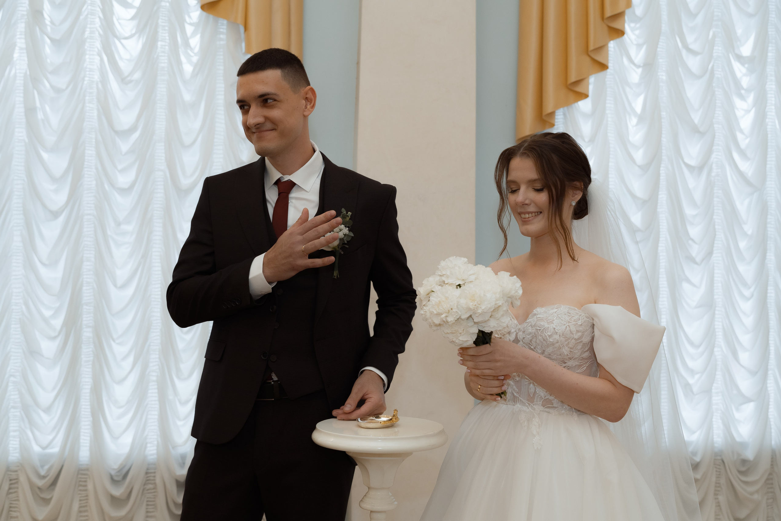 Свадьба Ирины и Дениса — Дом архитектора, Исаакий, Инженерный замок и банкет. Свадебный фотограф Дмитрий Родионов — Санкт-Петербург и Ленинградская область