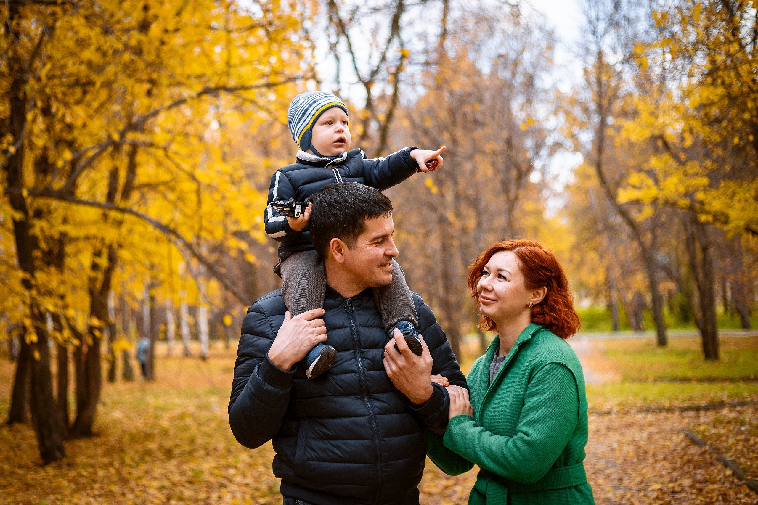 Семейная фотосессия на улице