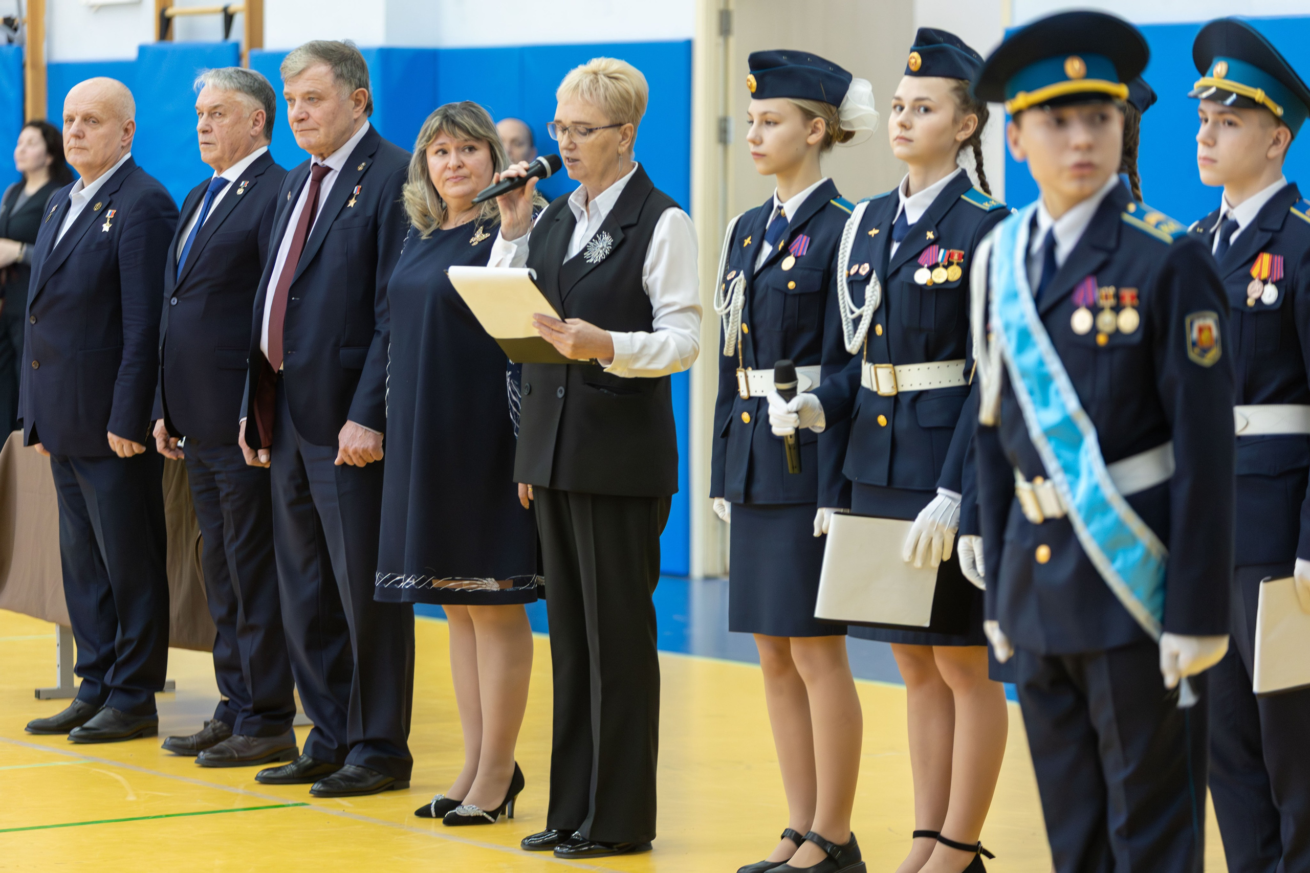 руководство гимназии №7 церемония посвящения в кадеты