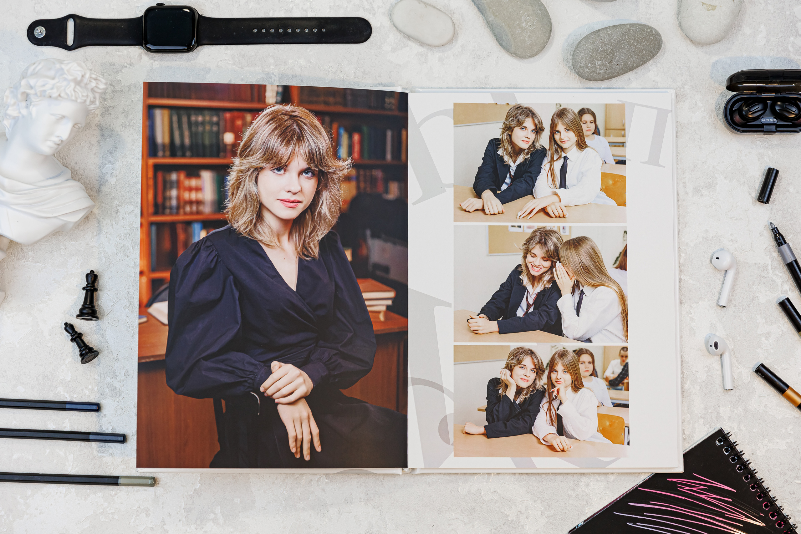 Персональные альбомы 9, 11 класс. Семейный и детский фотограф Комина Елена, Власиха, Одинцово