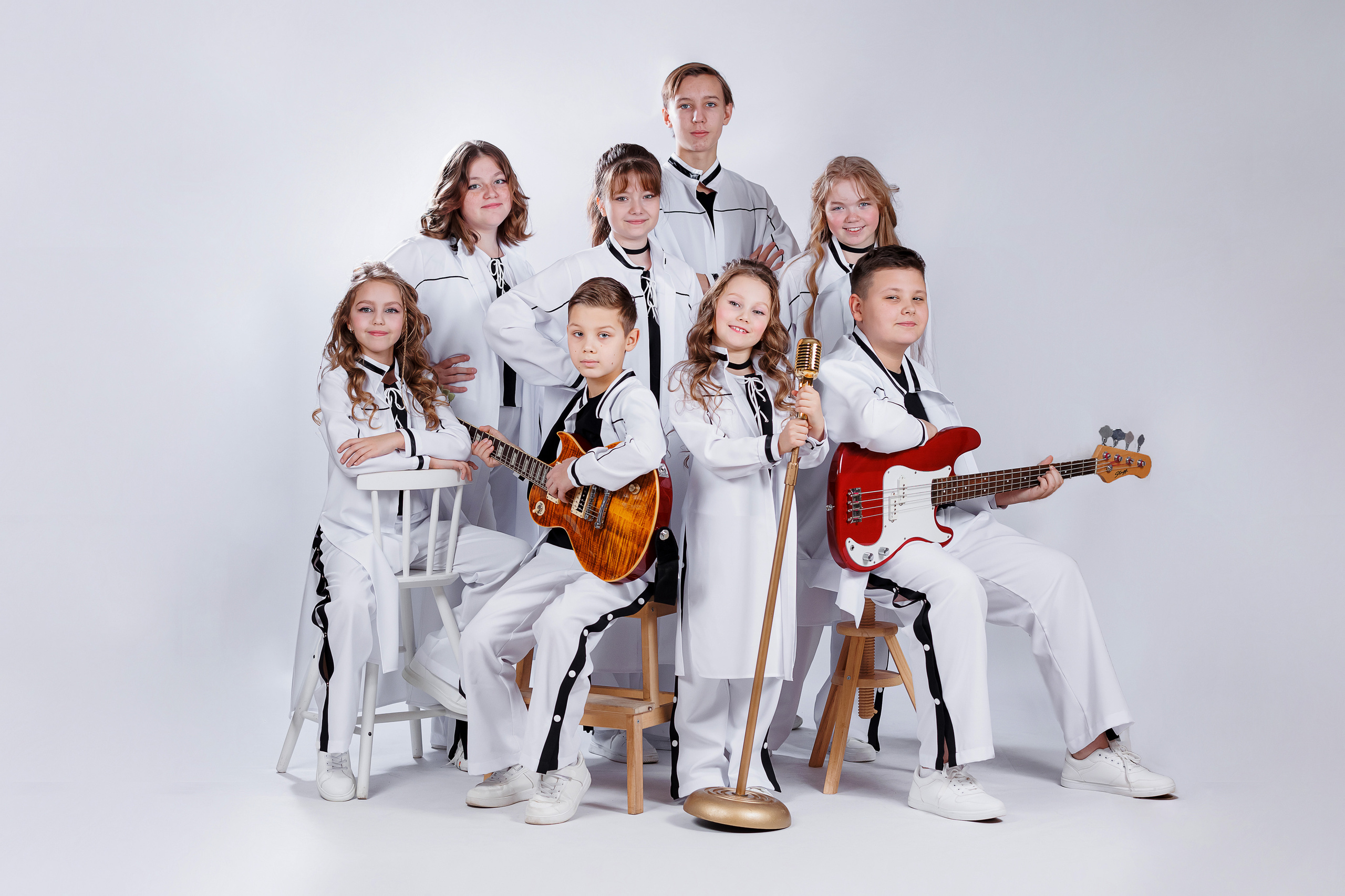 Фотосессия для вокальной студии «Звёздочка». Семейный и детский фотограф Комина Елена, Власиха, Одинцово