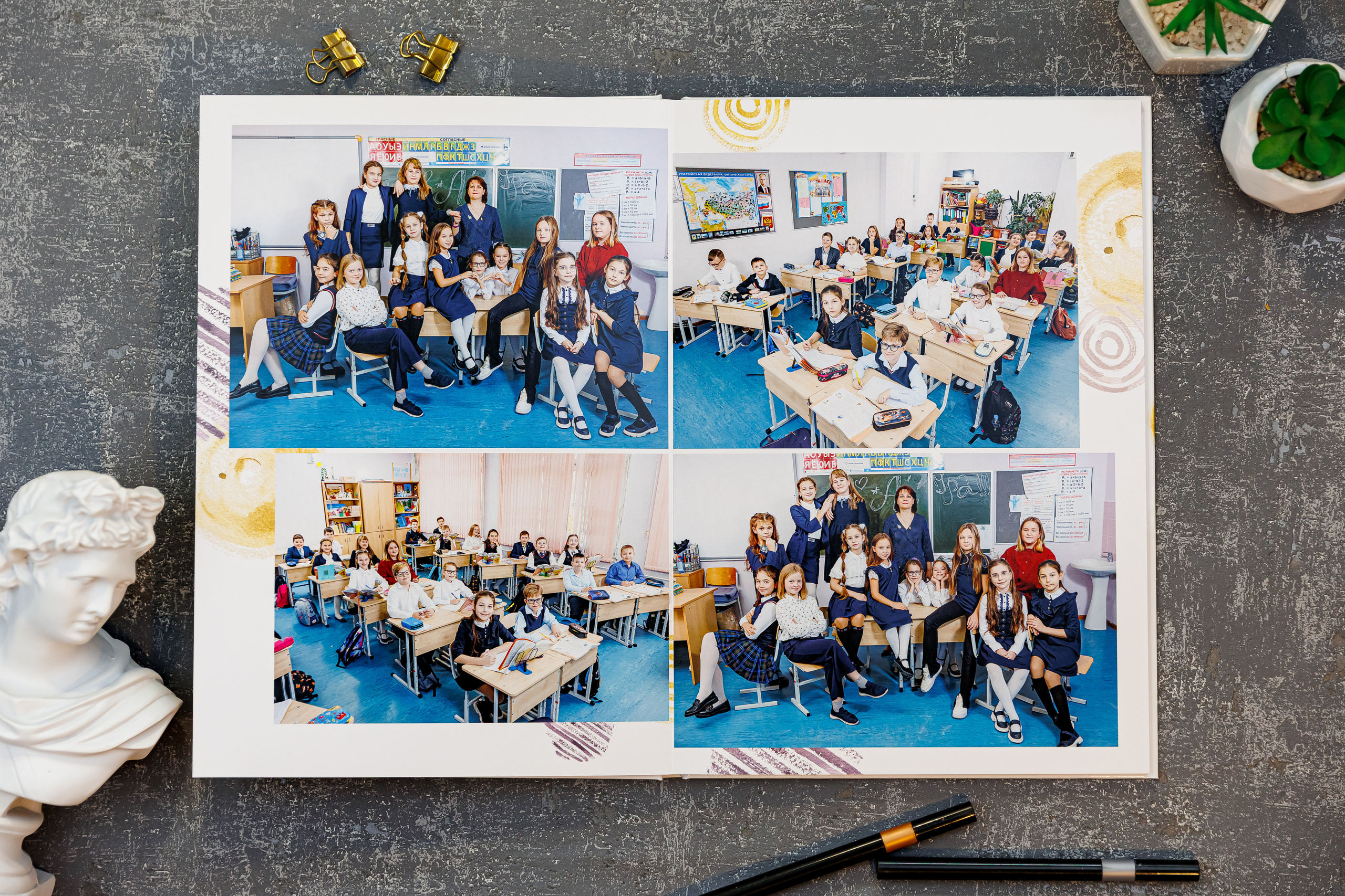 Выпускные альбомы 4 класс. Семейный и детский фотограф Комина Елена, Власиха, Одинцово