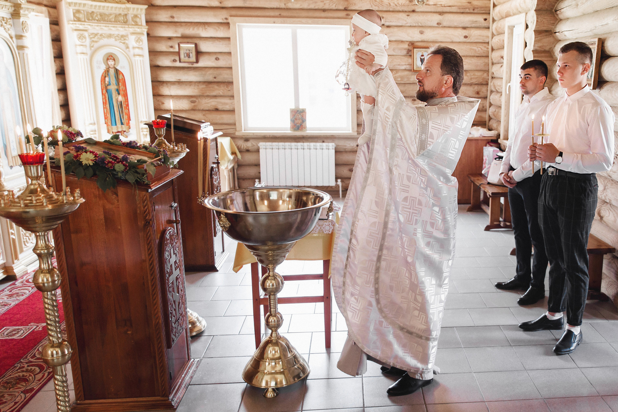 Фотосъемка церемонии крещения