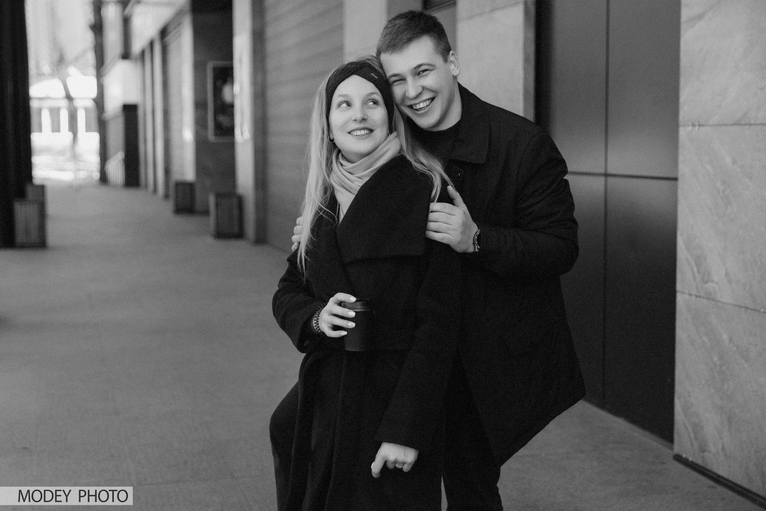 Прогулочная фотосессия Владимира и Кристины