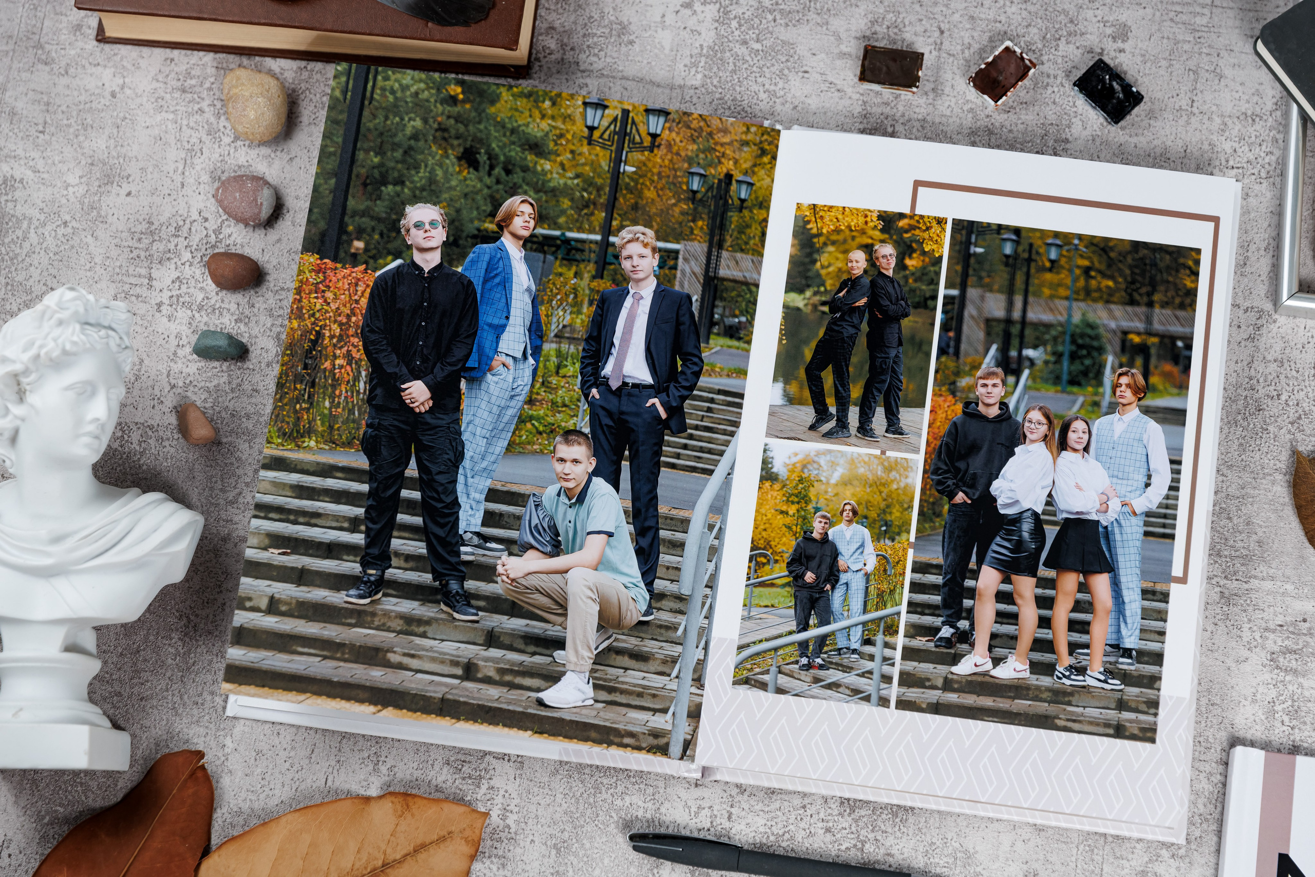 Персональные альбомы 9, 11 класс. Семейный и детский фотограф Комина Елена, Власиха, Одинцово