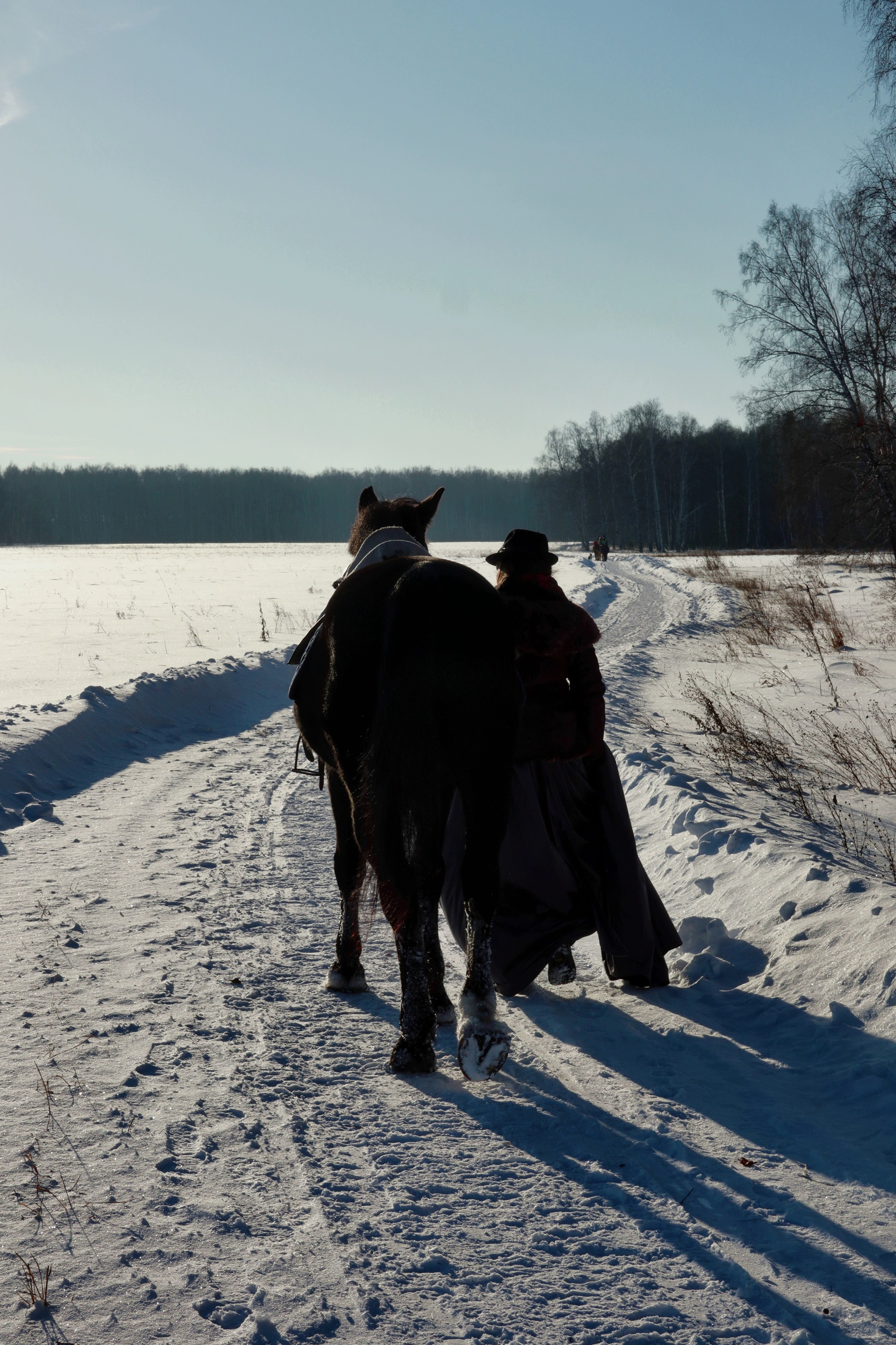 Зимняя конная охота. Фотохудожник Светлана Финадеева. Челябинск