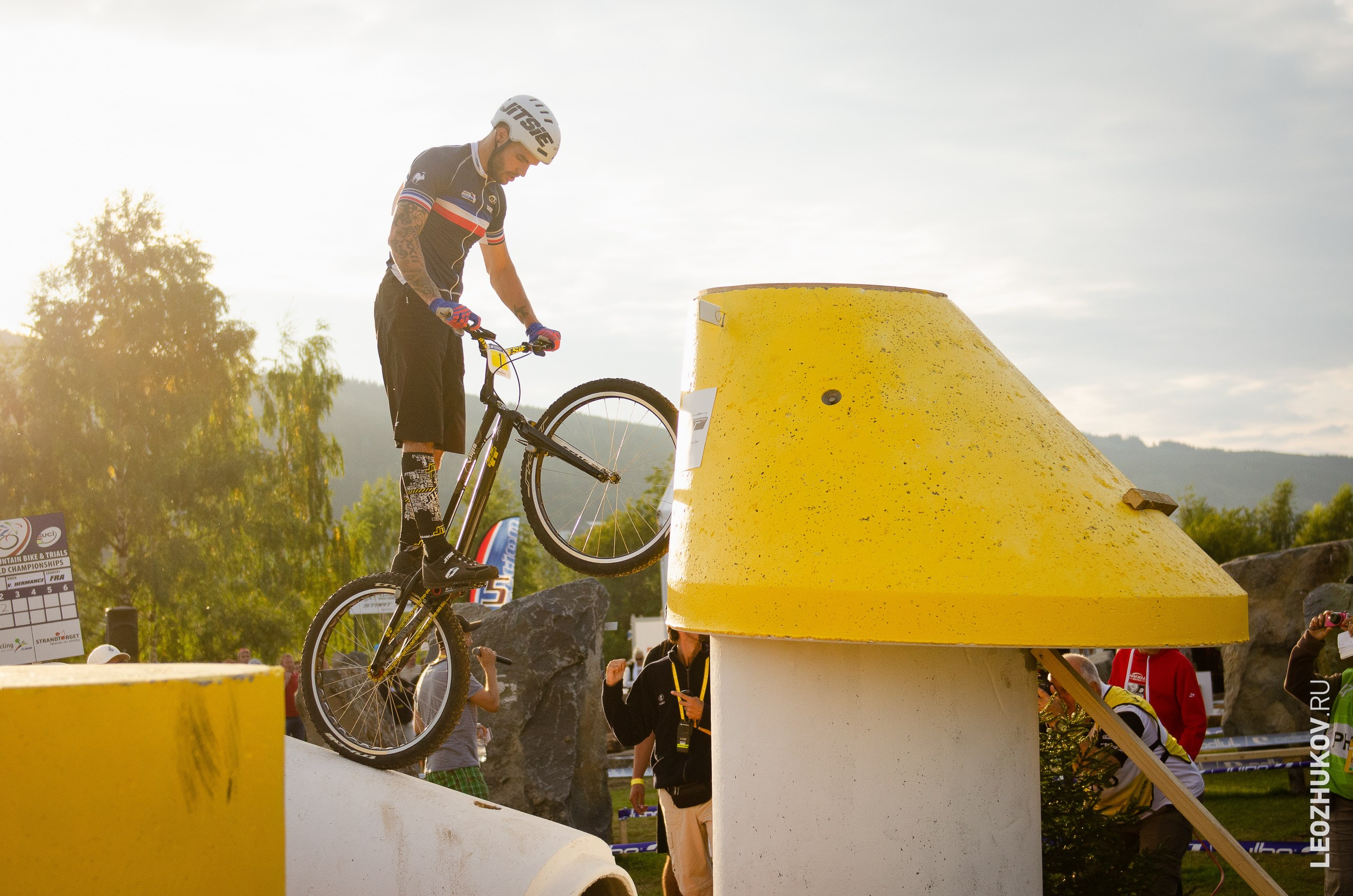 UCI Trials World Championships 2014. Sports photographer Leonid Zhukov