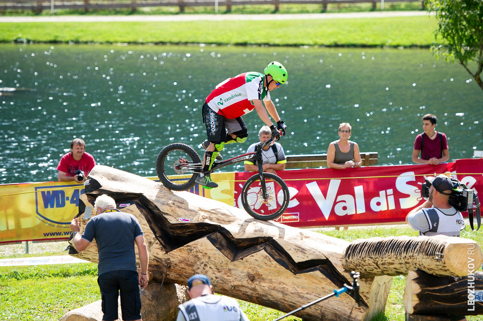 UCI Trials World Championships 2016 — finals. Sports photographer Leonid Zhukov