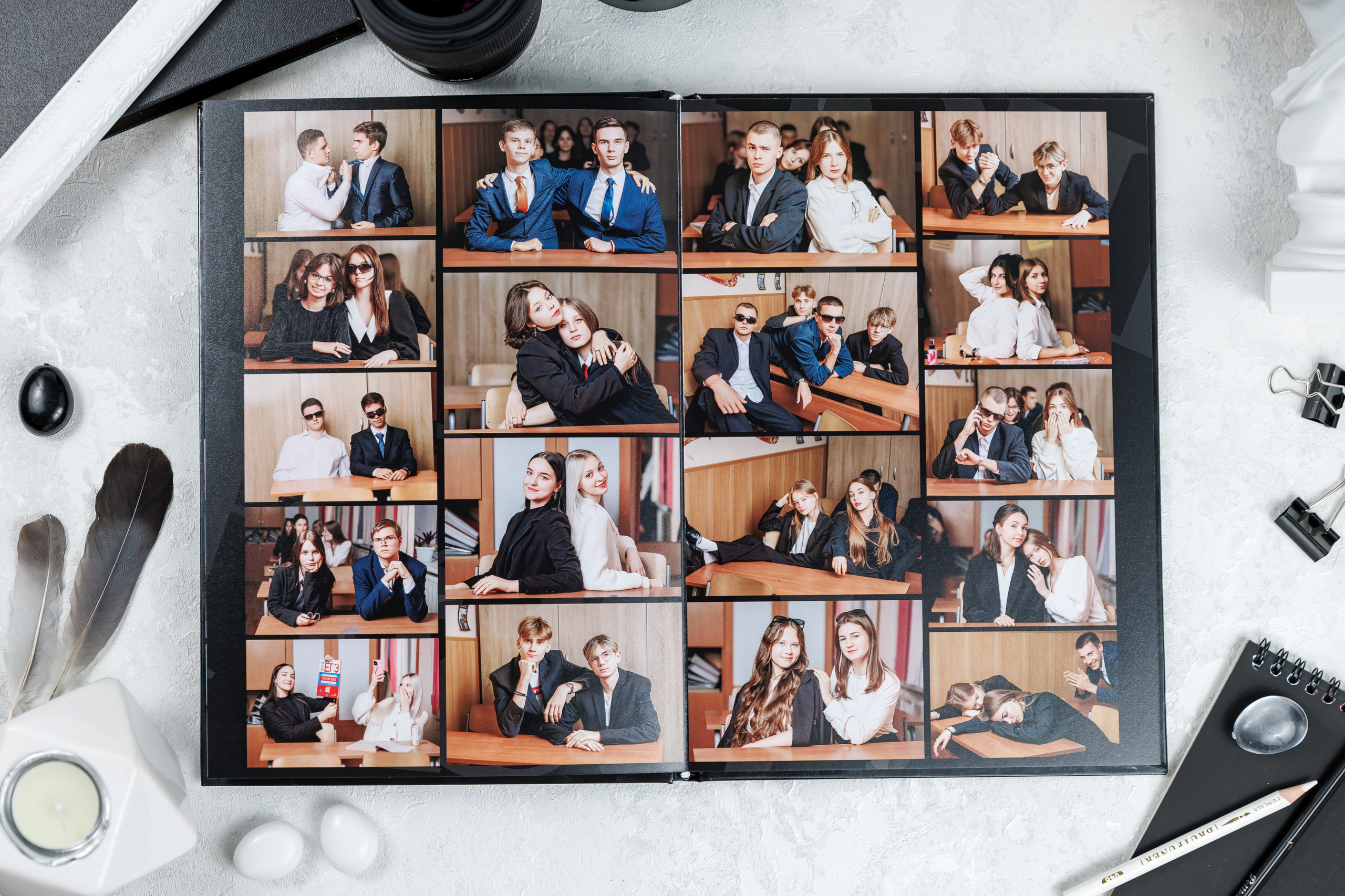 Альбомы общей вёрстки (одинаковые) 9, 11 класс. Семейный и детский фотограф Комина Елена, Власиха, Одинцово