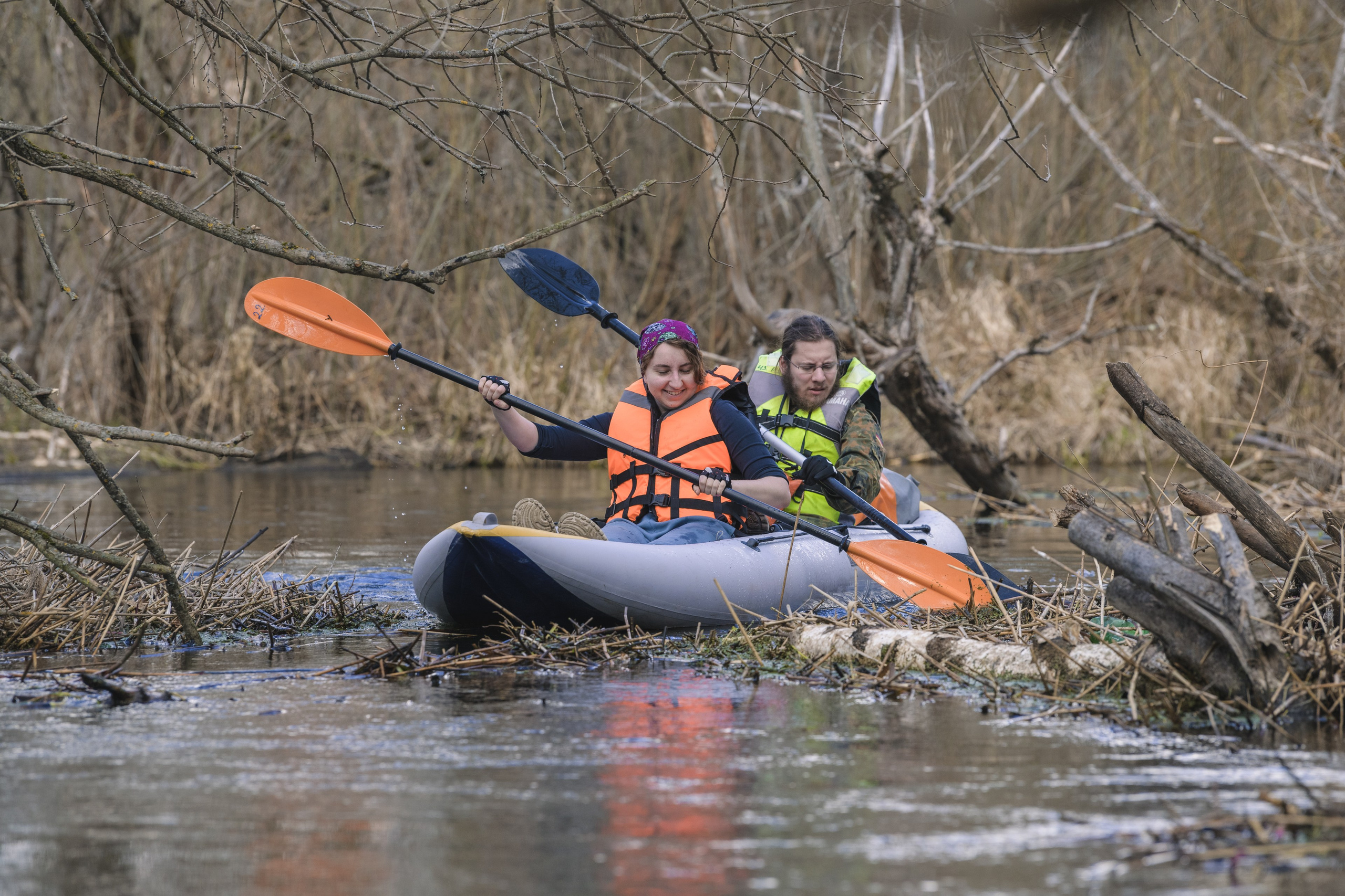 Сплав по реке Ипа 28 марта 2026 года. Репортажный фотограф Владимир Беляй