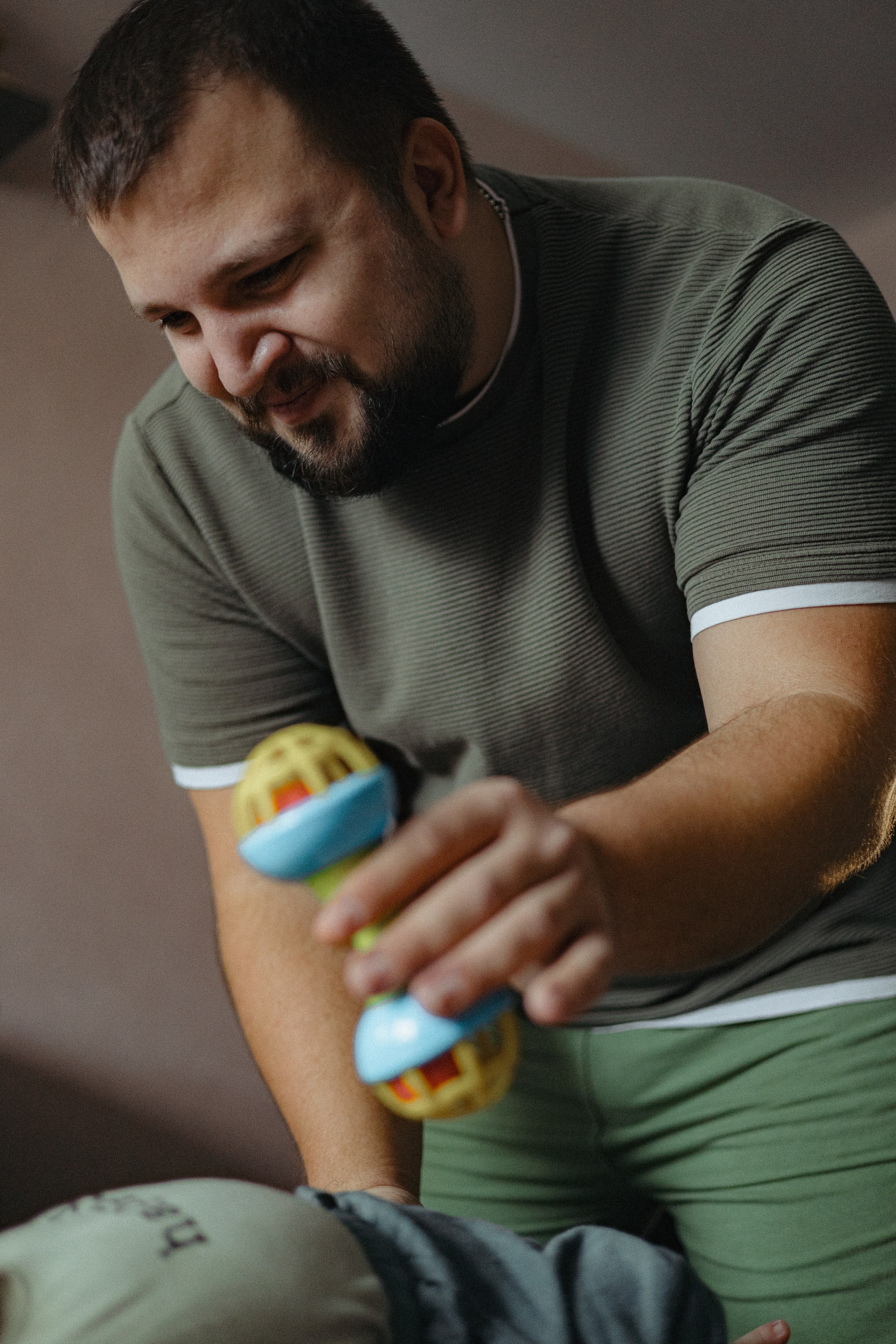 Домашняя семейная фотосессия с малышом. Портретный и семейный фотограф в Москве Мария Рослякова