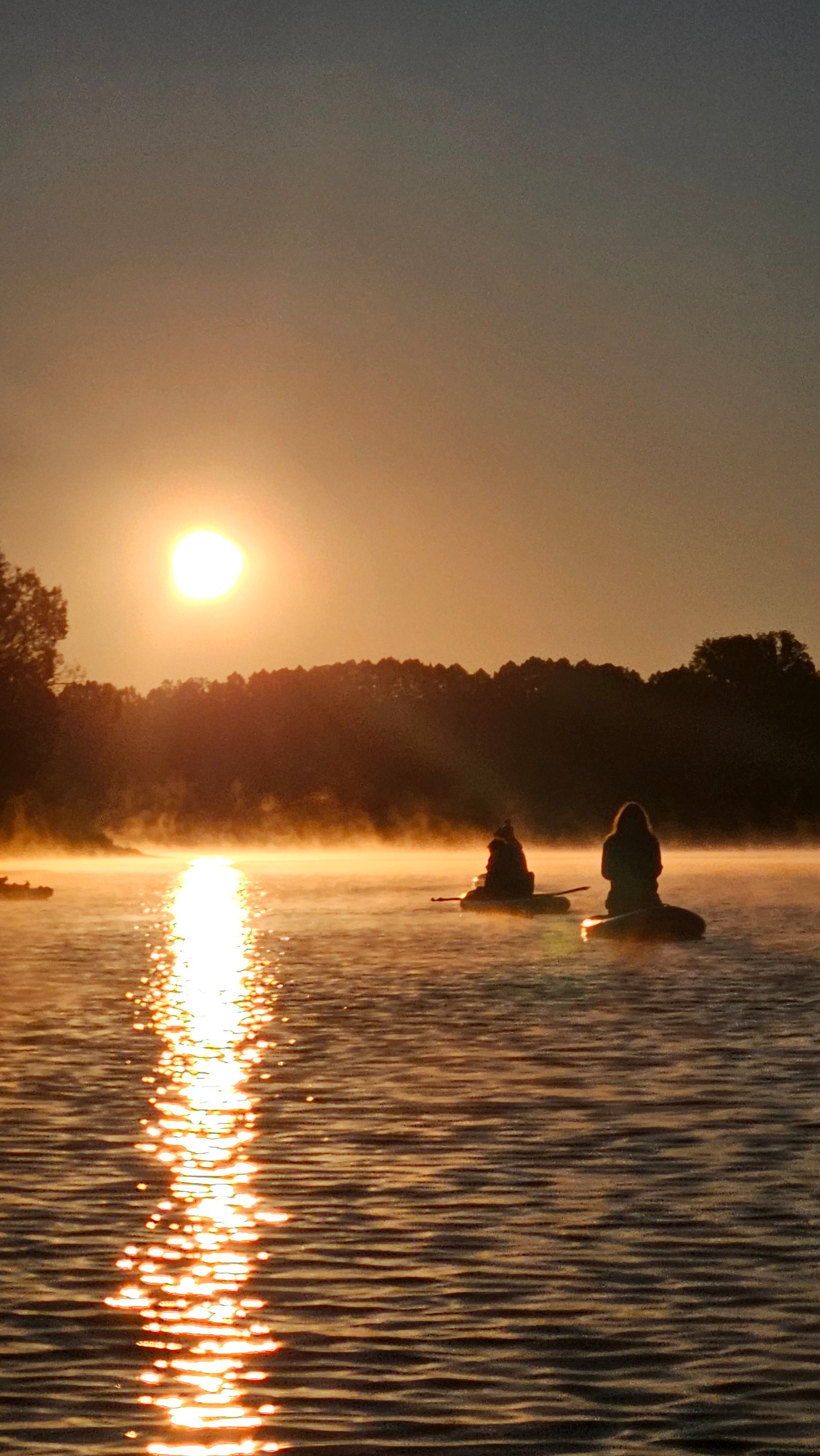 Рассвет на сапах в Сипайловских карьерах