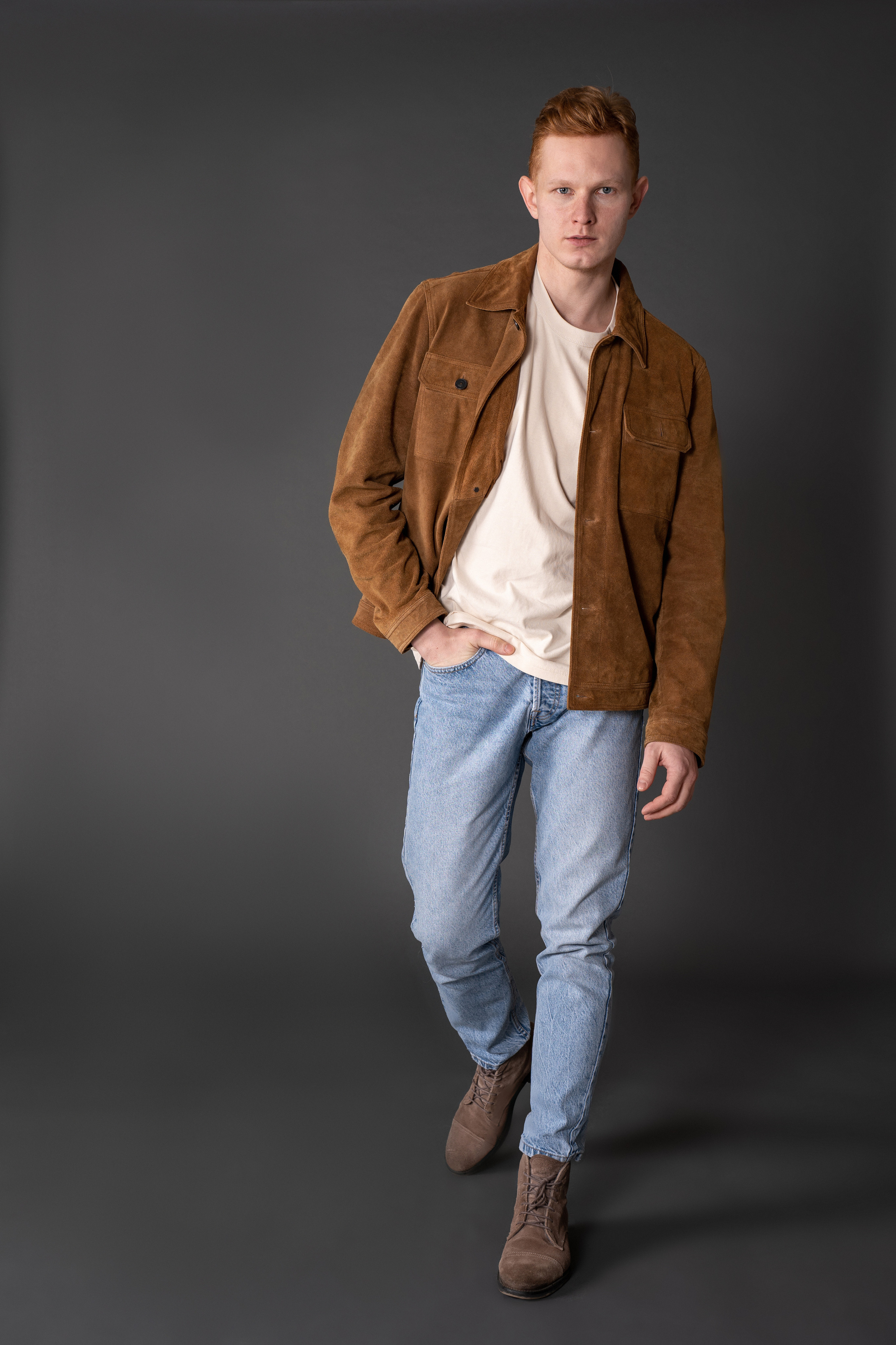 мужской портрет для модельного портфолио