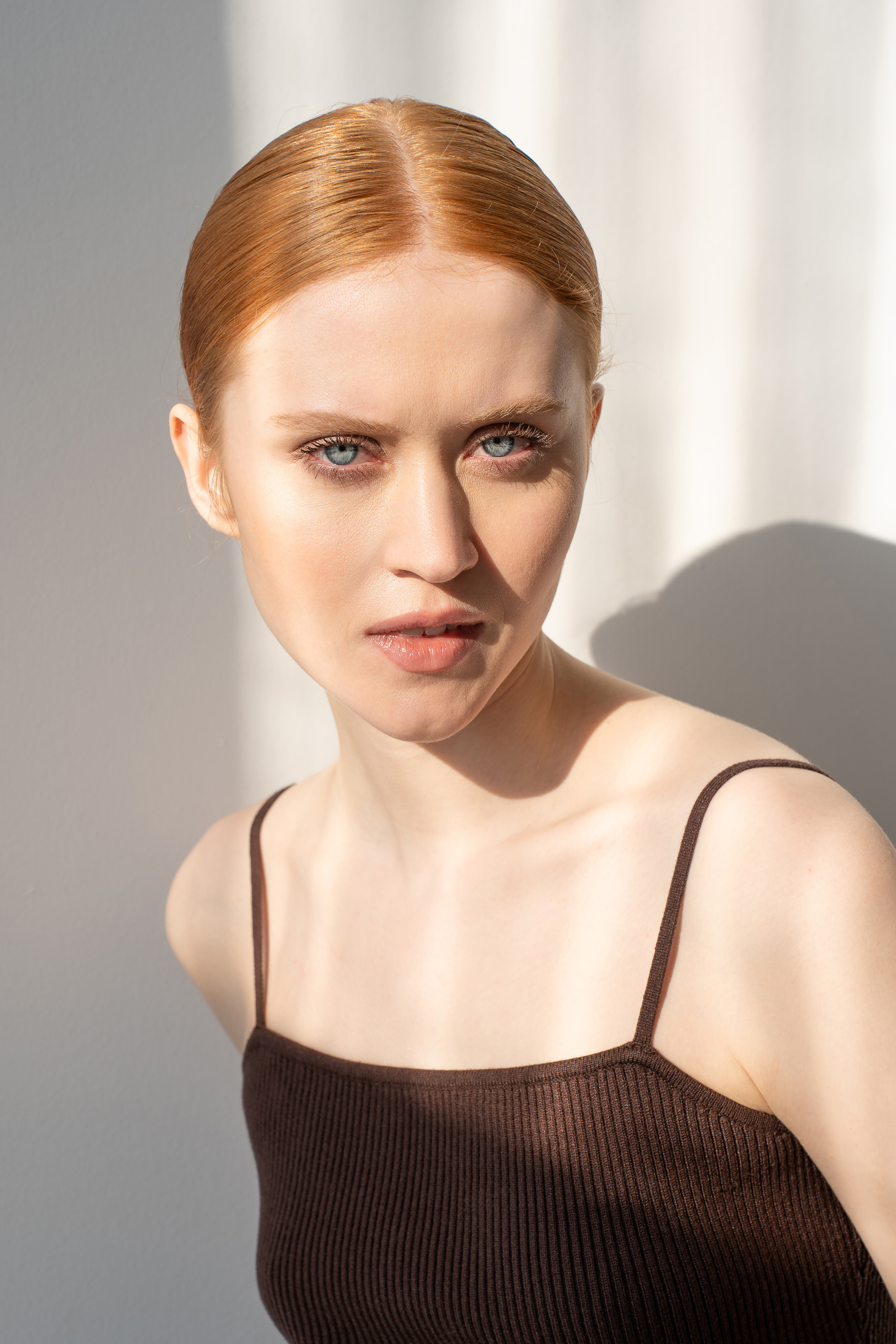 съемка девушки для модельного портфолио