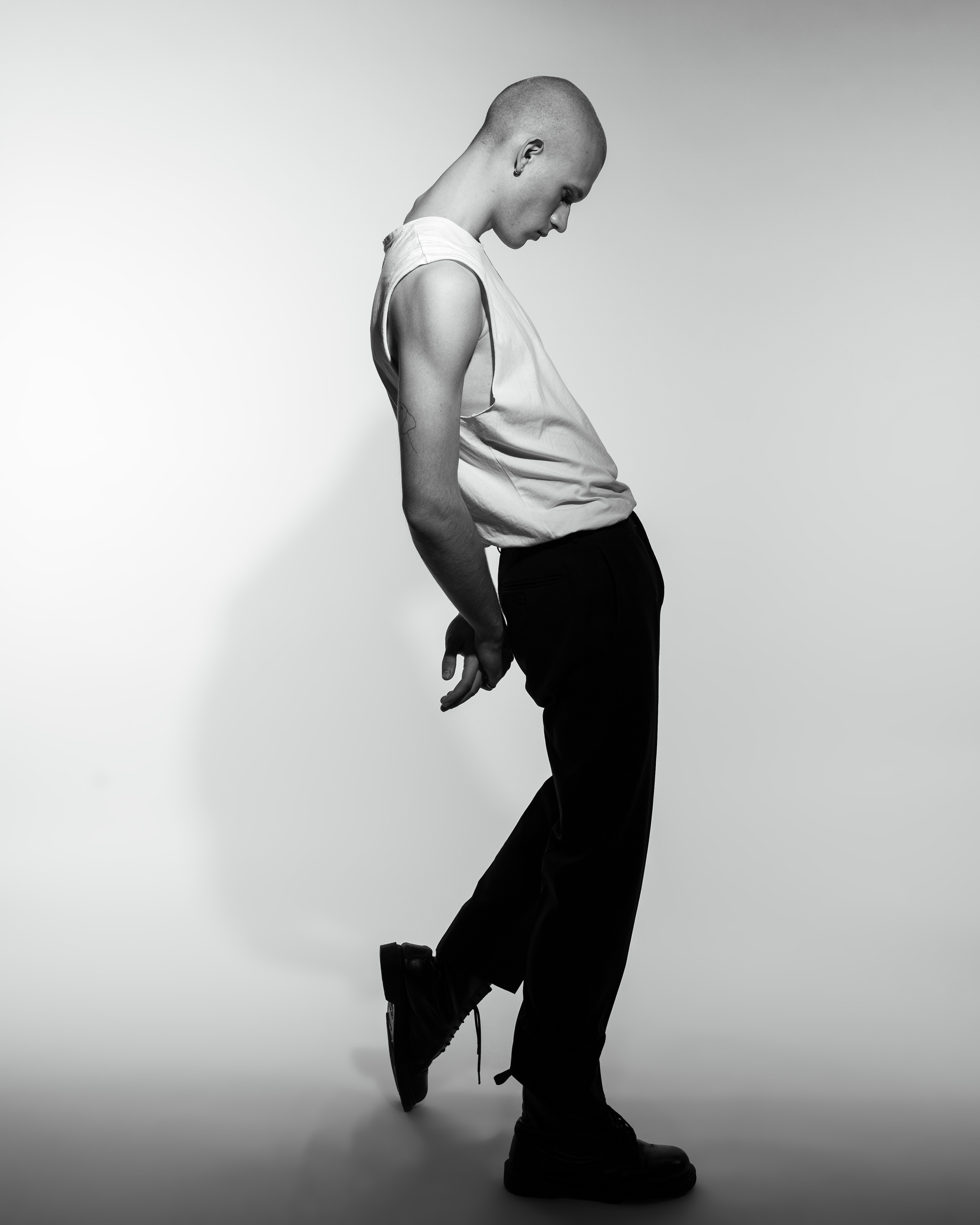 мужские модельные тесты в студии