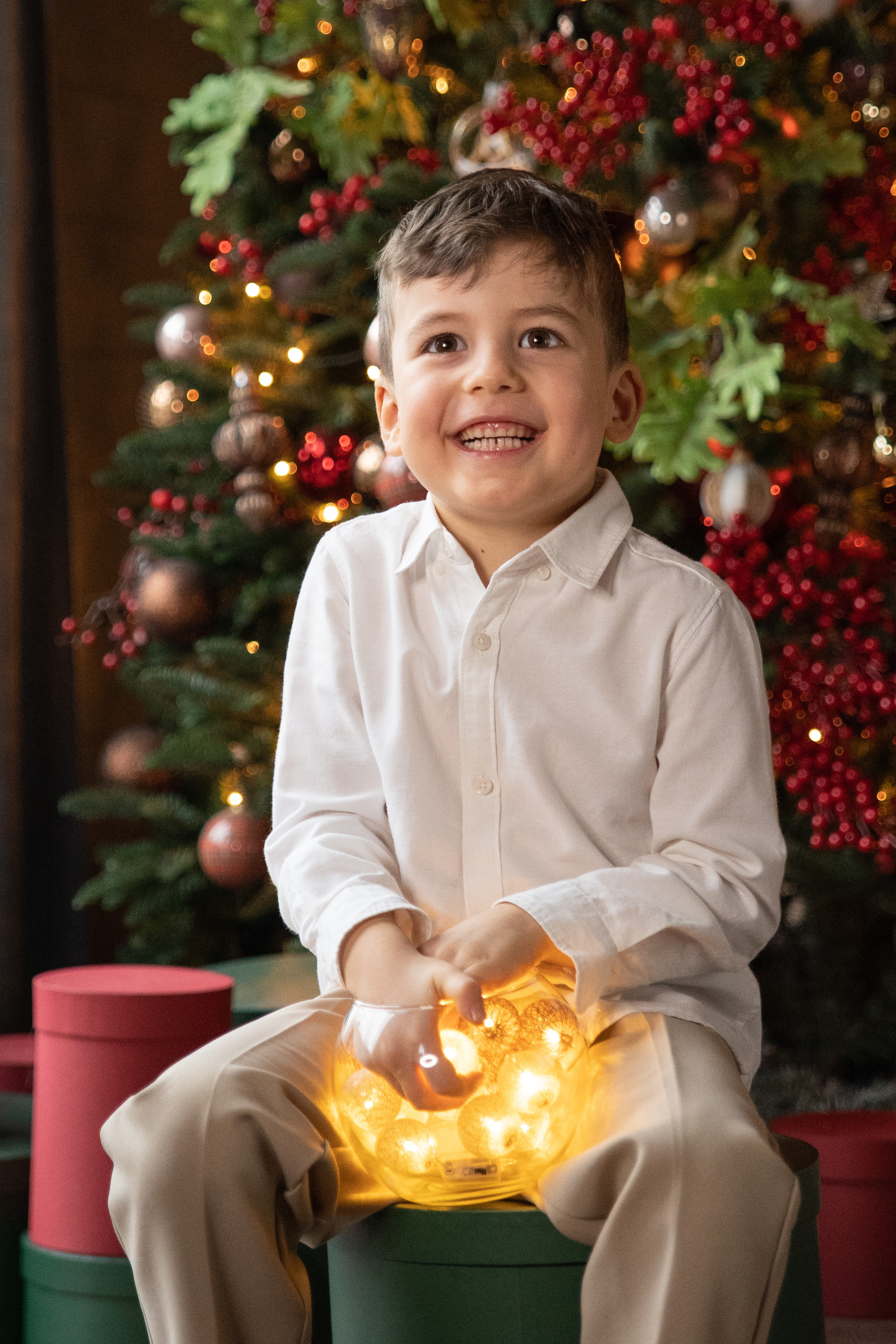 новогодняя фотосессия для мальчика