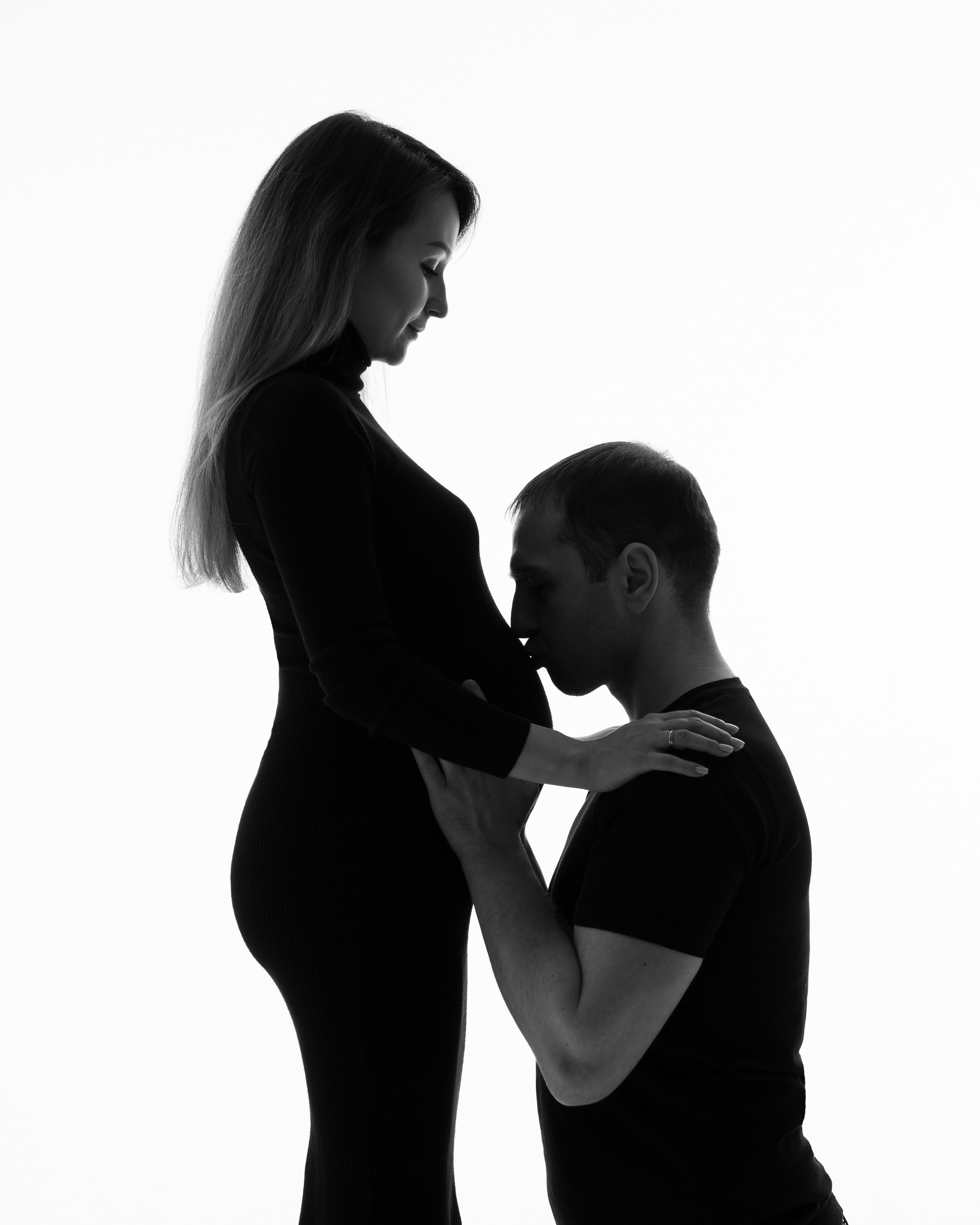 фотосессия беременной девушки с мужем